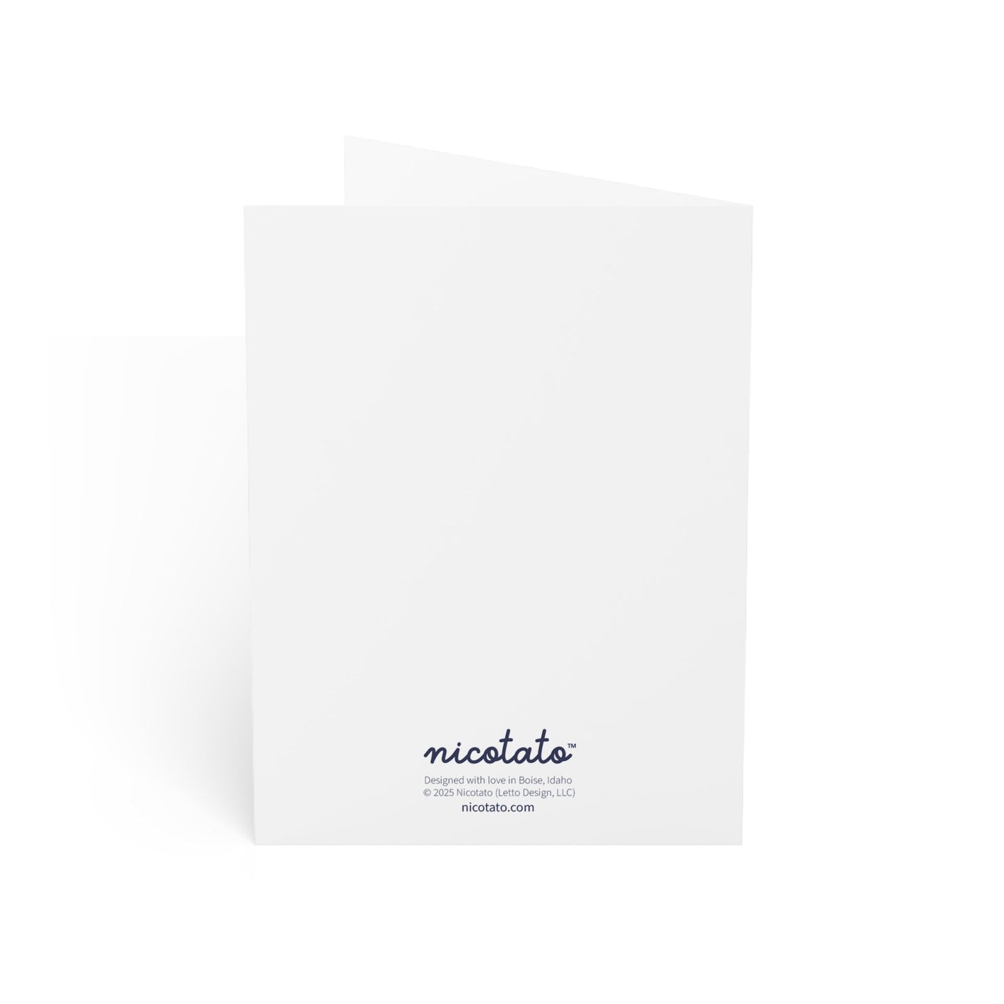 Big Love – Whale Greeting Card (Pink Banner)