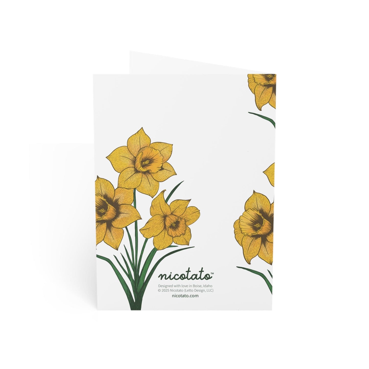 Thanks for Planting Seeds of Kindness – Daffodil Greeting Card