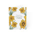 Paper products 4.6" x 6.25" (Vertical) / Coated (both sides) / 1 pc Thanks for Planting Seeds of Kindness – Daffodil Greeting Card
