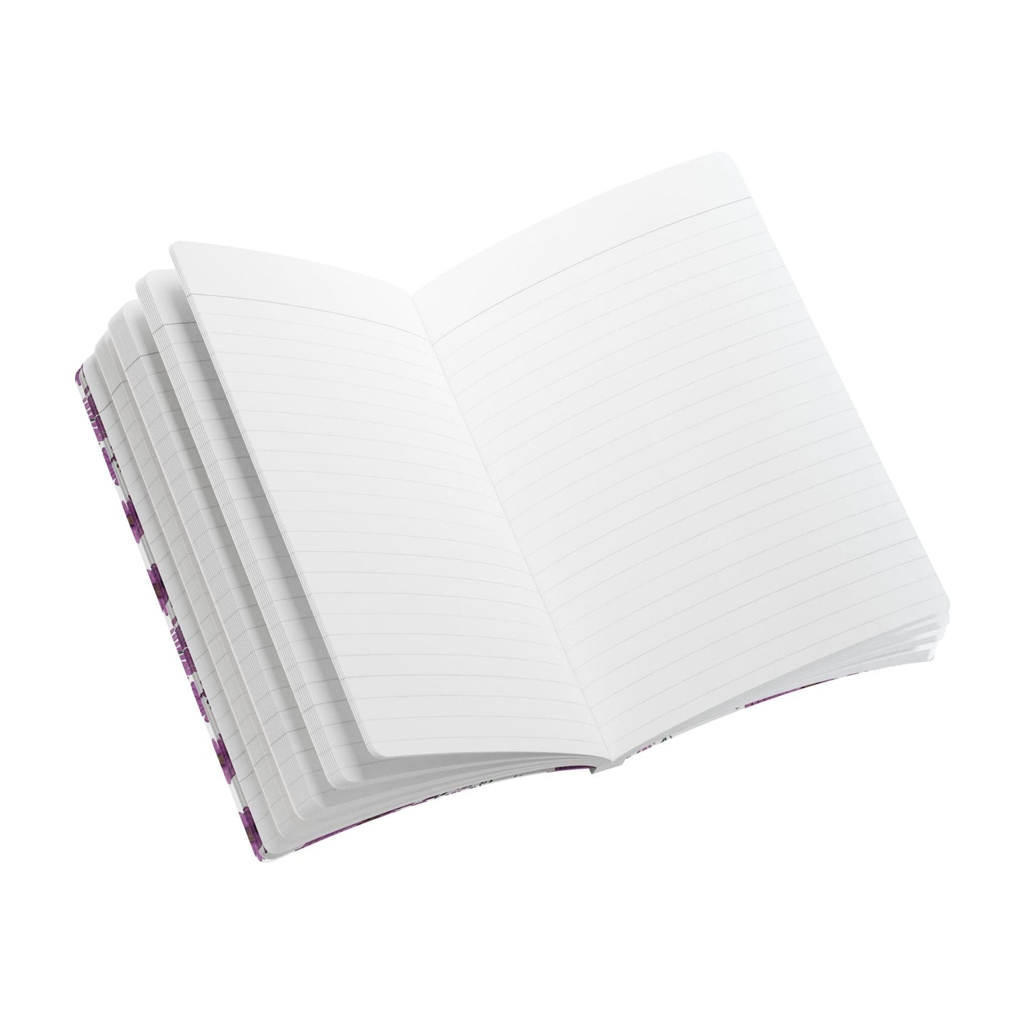 Paper products Aster Flower Journal - September Birth flower - Personalizable Softcover Journal