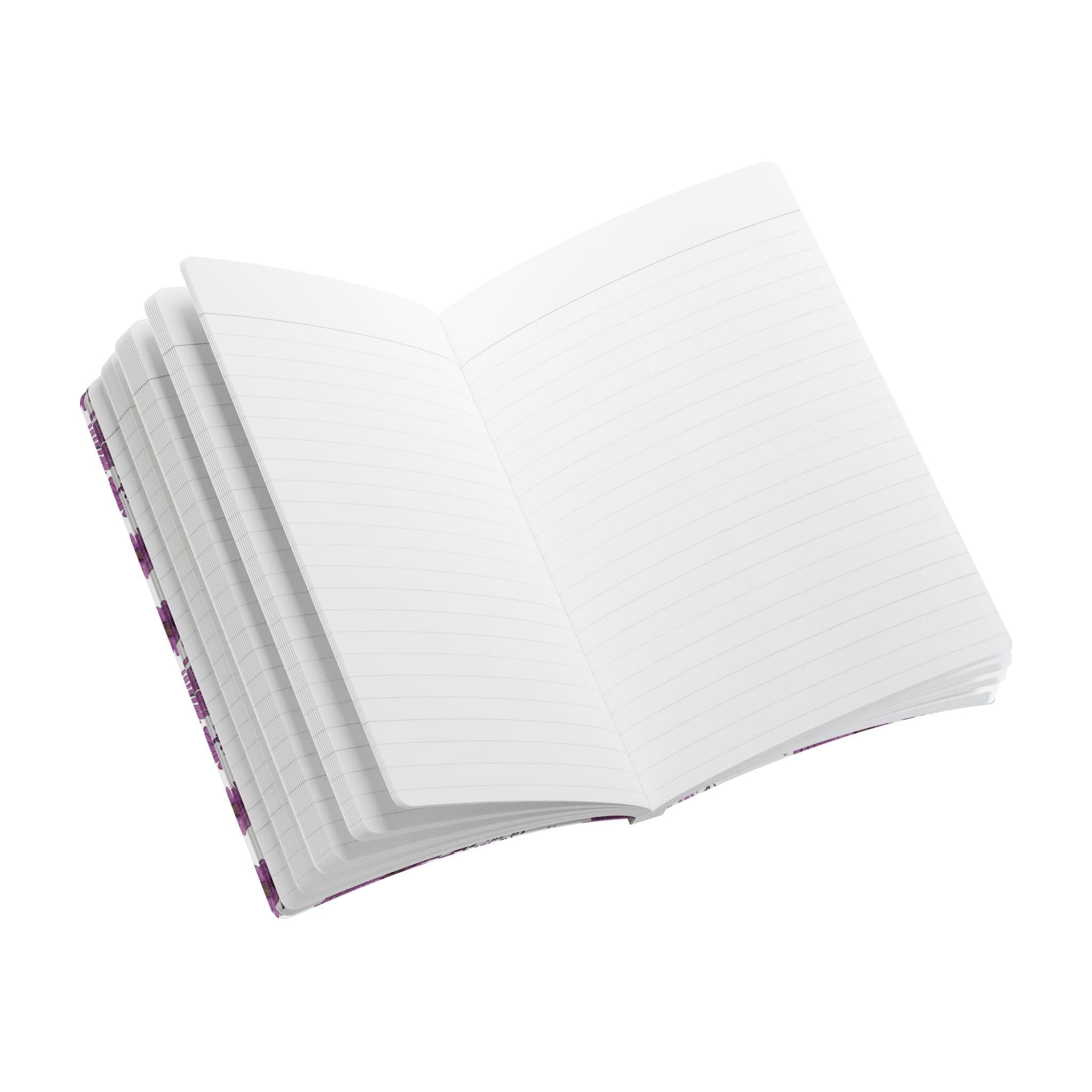 Paper products Aster Flower Journal - September Birth flower - Personalizable Softcover Journal