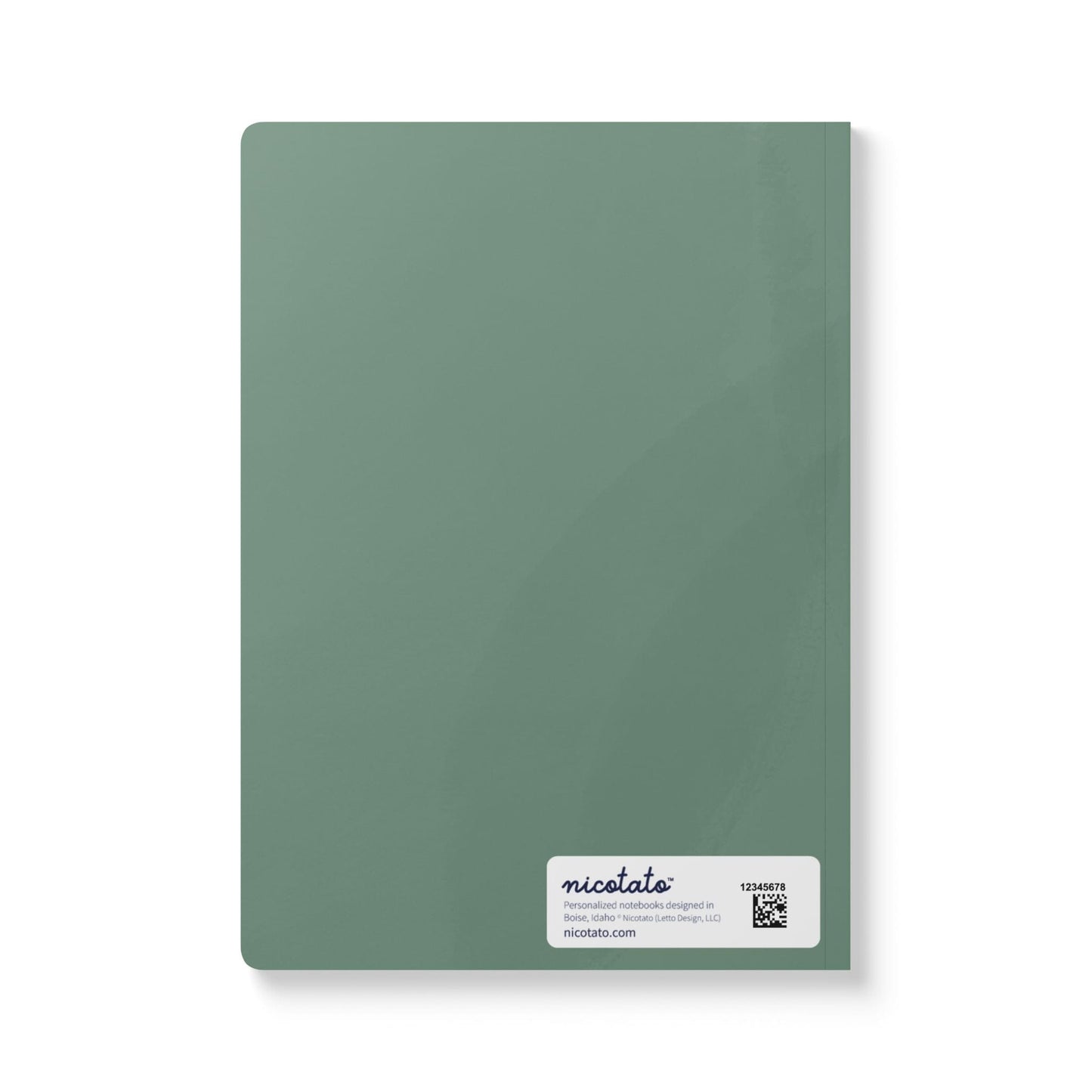 Paper products Aster Flower Journal - September Birth flower - Personalizable Softcover Journal