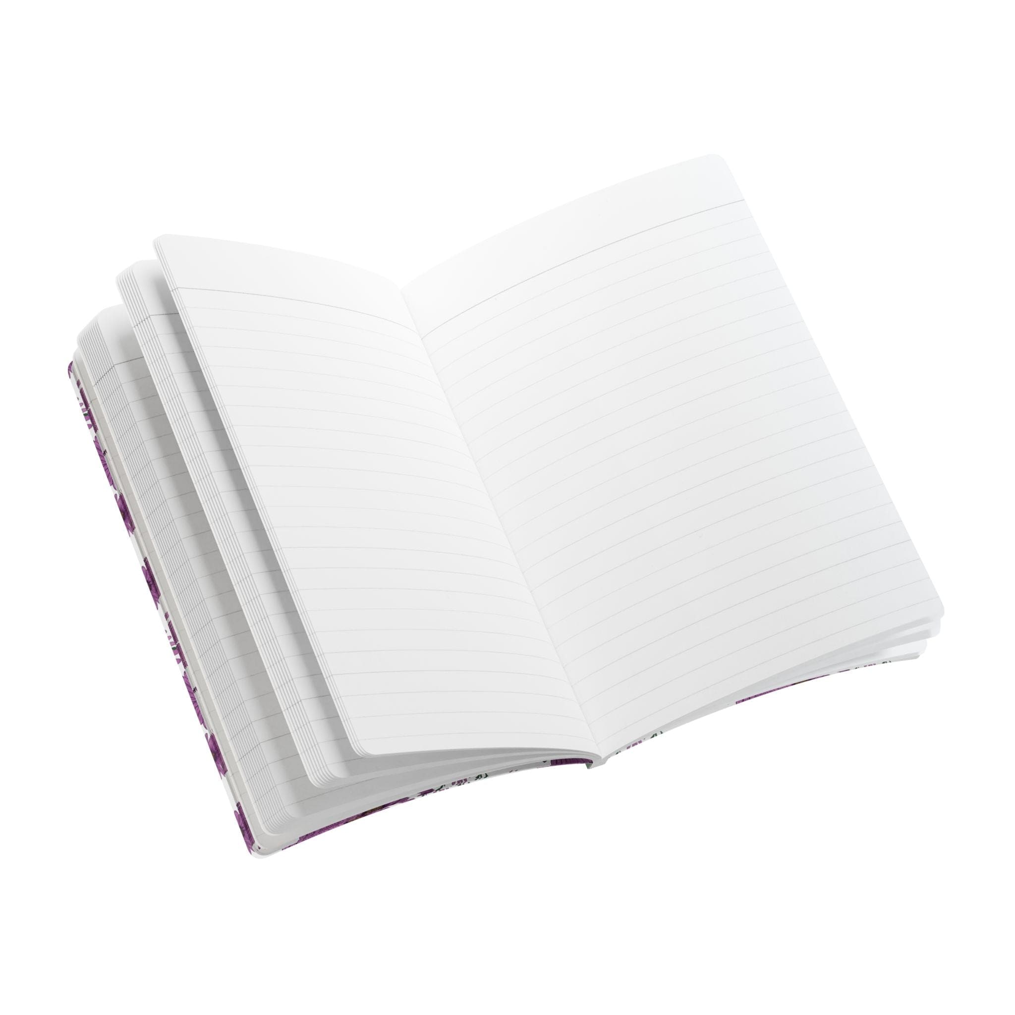 Paper products Aster Flower Journal - September Birth flower - Personalizable Softcover Journal