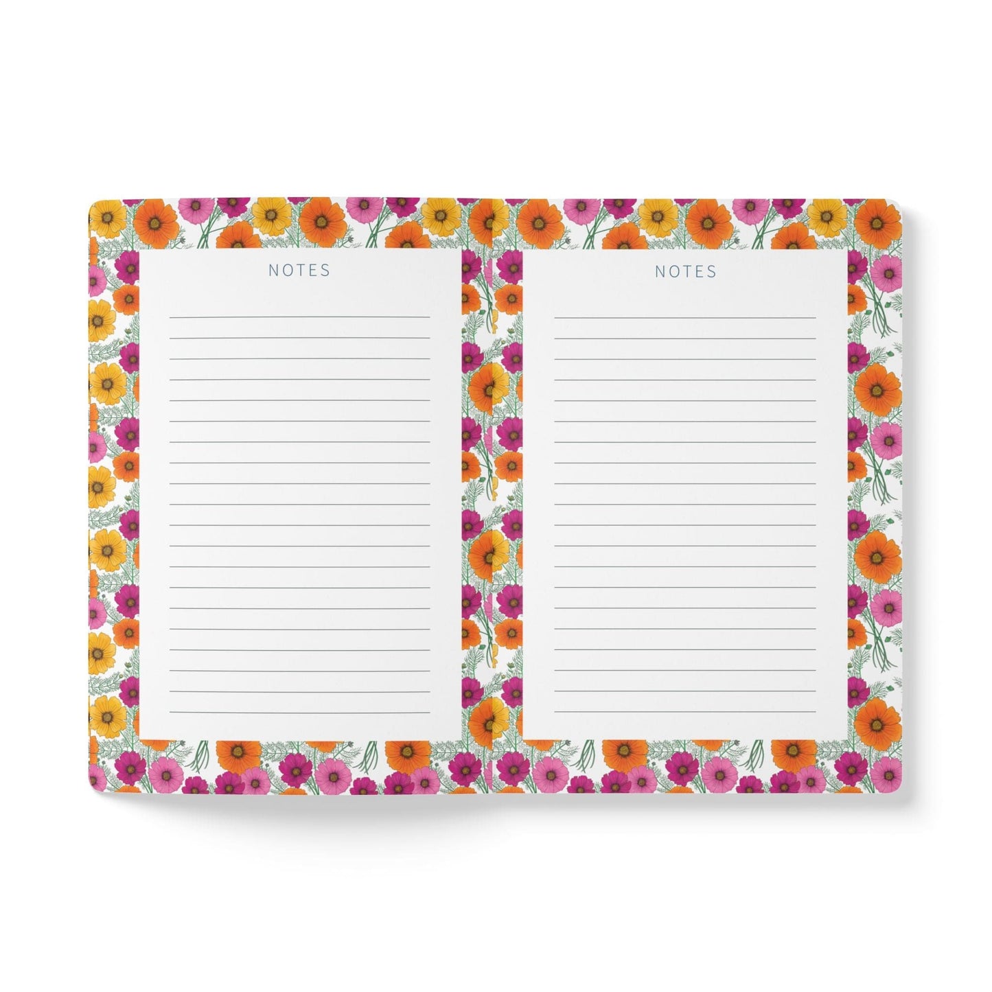 Paper products Cosmo Flower Journal - October Birth flower - Personalizable Softcover Journal