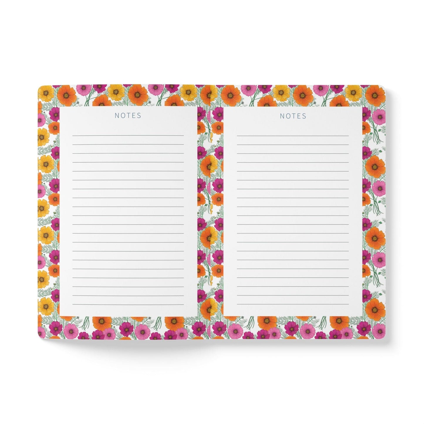 Paper products Cosmo Flower Journal - October Birth flower - Personalizable Softcover Journal