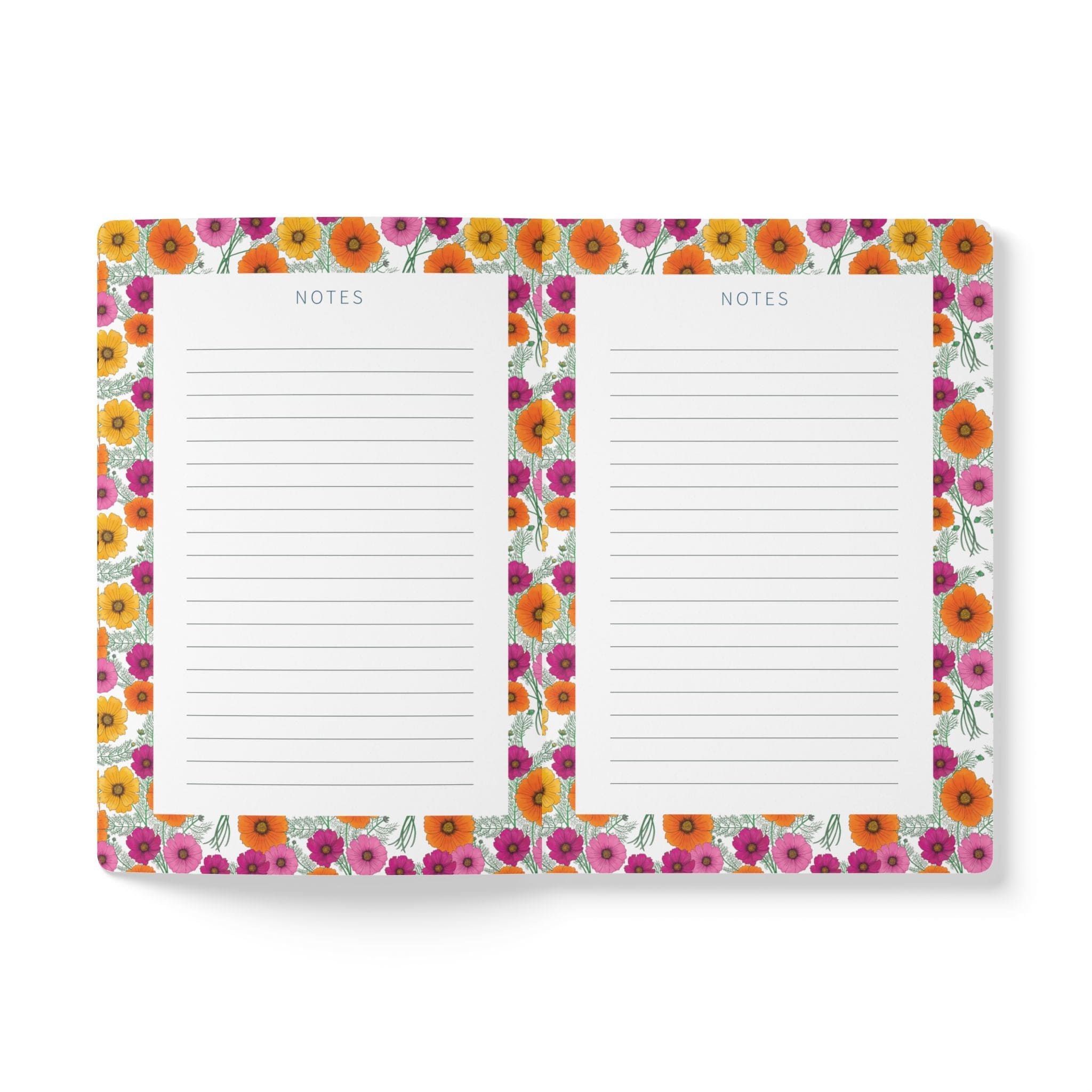 Paper products Cosmo Flower Journal - October Birth flower - Personalizable Softcover Journal
