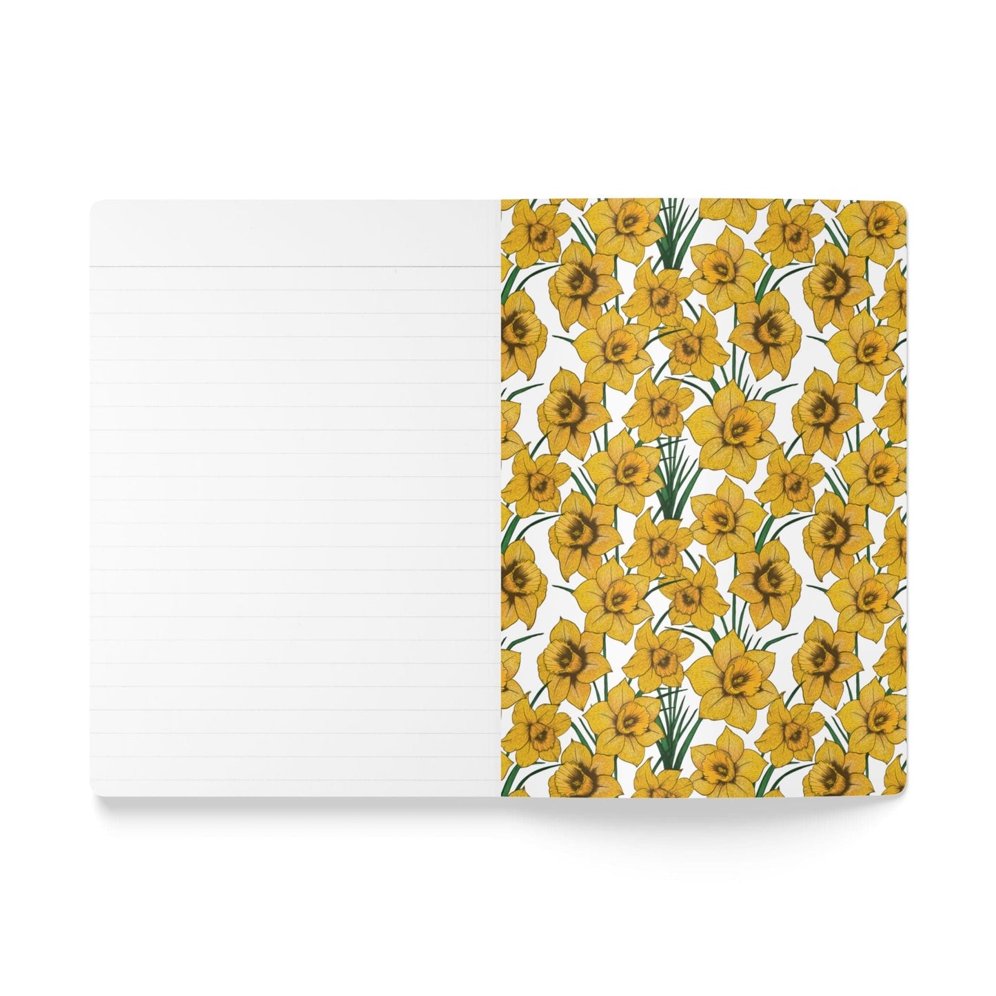 Paper products Daffodil Flower Journal - March Birth flower - Personalizable Softcover Journal
