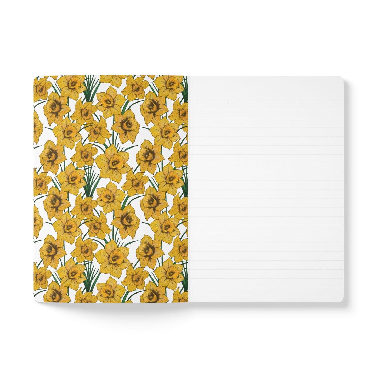 Paper products Daffodil Flower Journal - March Birth flower - Personalizable Softcover Journal