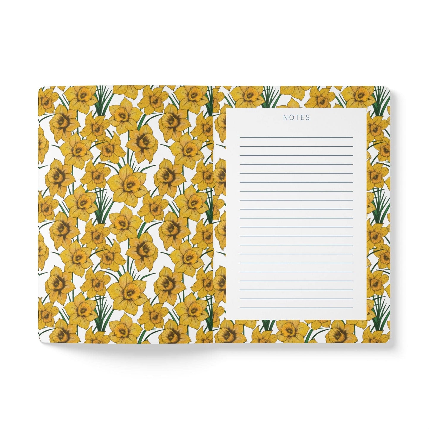 Paper products Daffodil Flower Journal - March Birth flower - Personalizable Softcover Journal