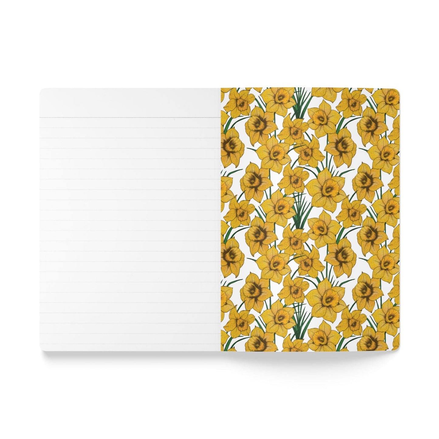 Paper products Daffodil Flower Journal - March Birth flower - Personalizable Softcover Journal