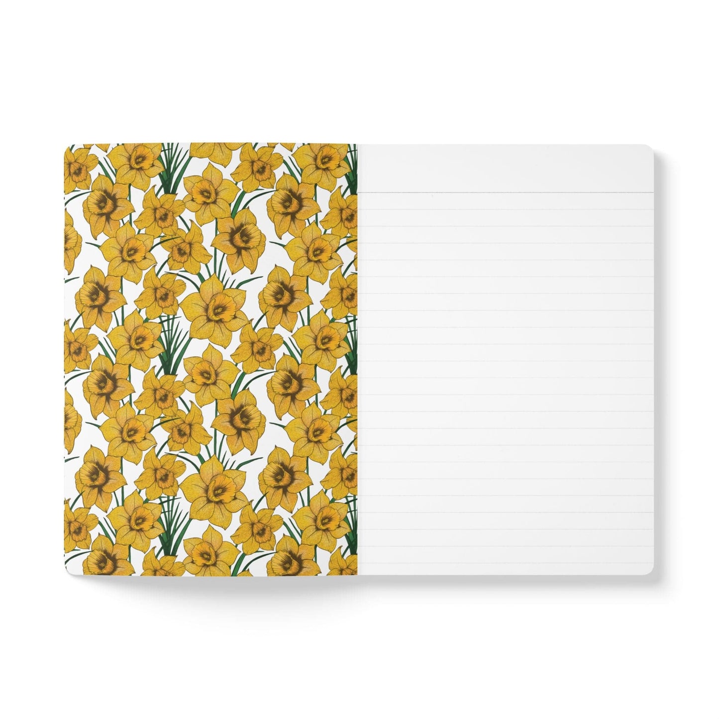 Paper products Daffodil Flower Journal - March Birth flower - Personalizable Softcover Journal