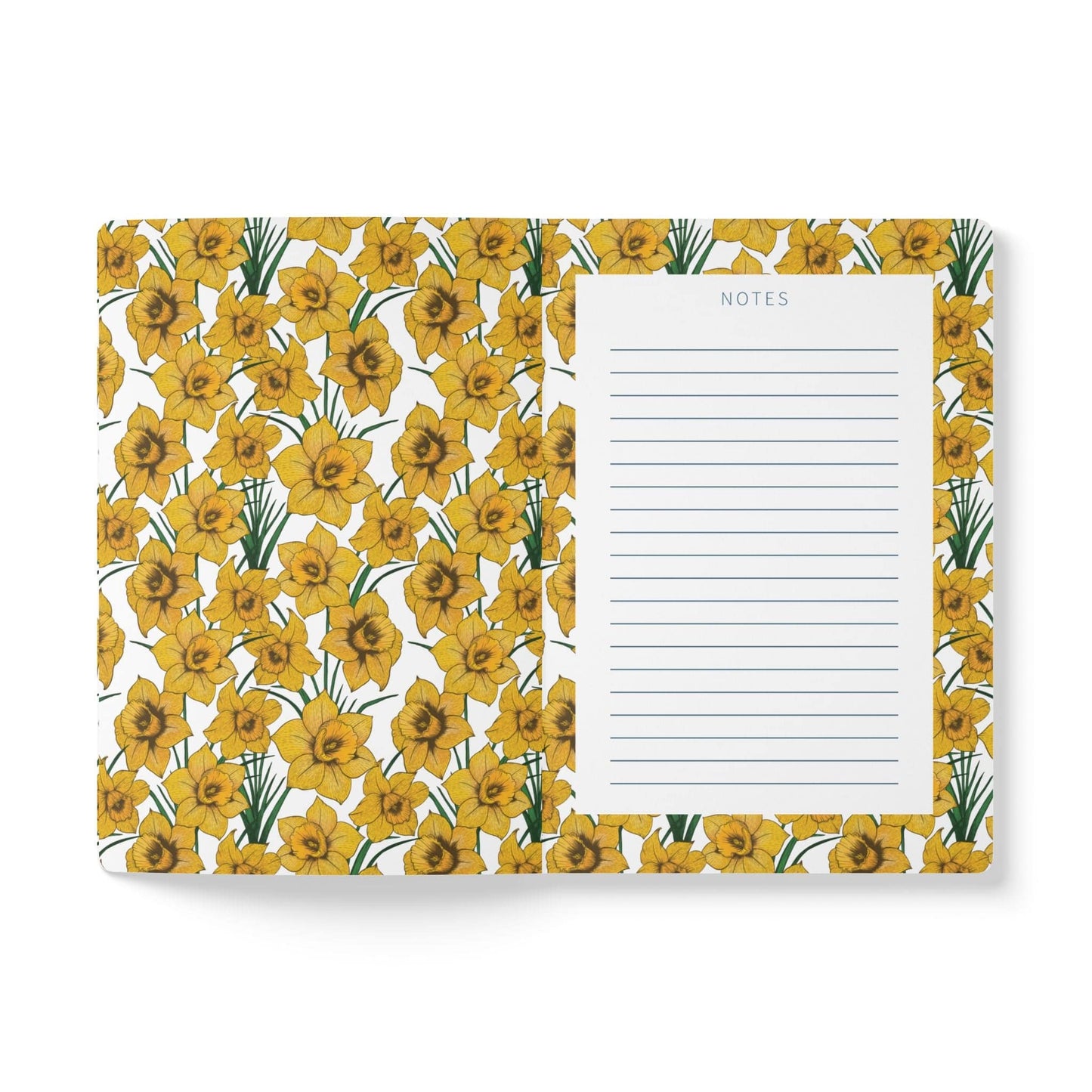 Paper products Daffodil Flower Journal - March Birth flower - Personalizable Softcover Journal