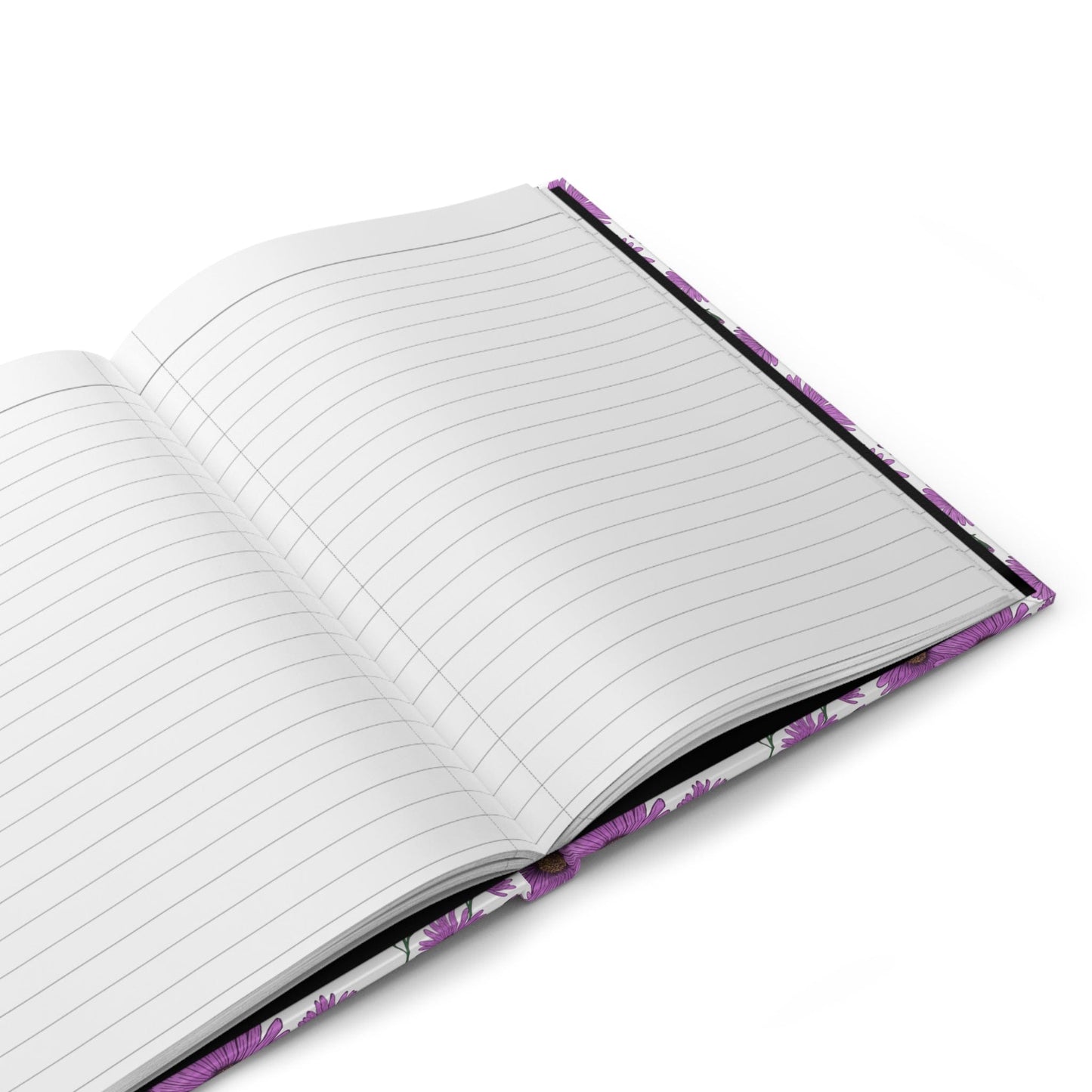 Paper products Journal Aster Flower Pattern Journal - Hardcover Matte