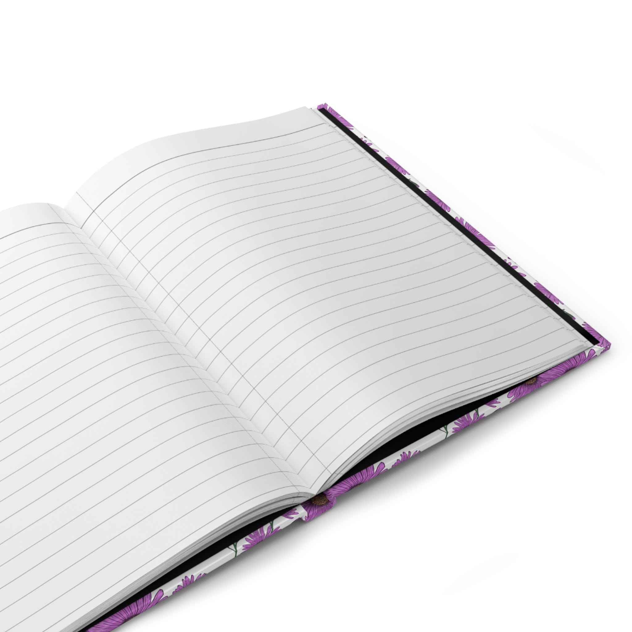 Paper products Journal Aster Flower Pattern Journal - Hardcover Matte