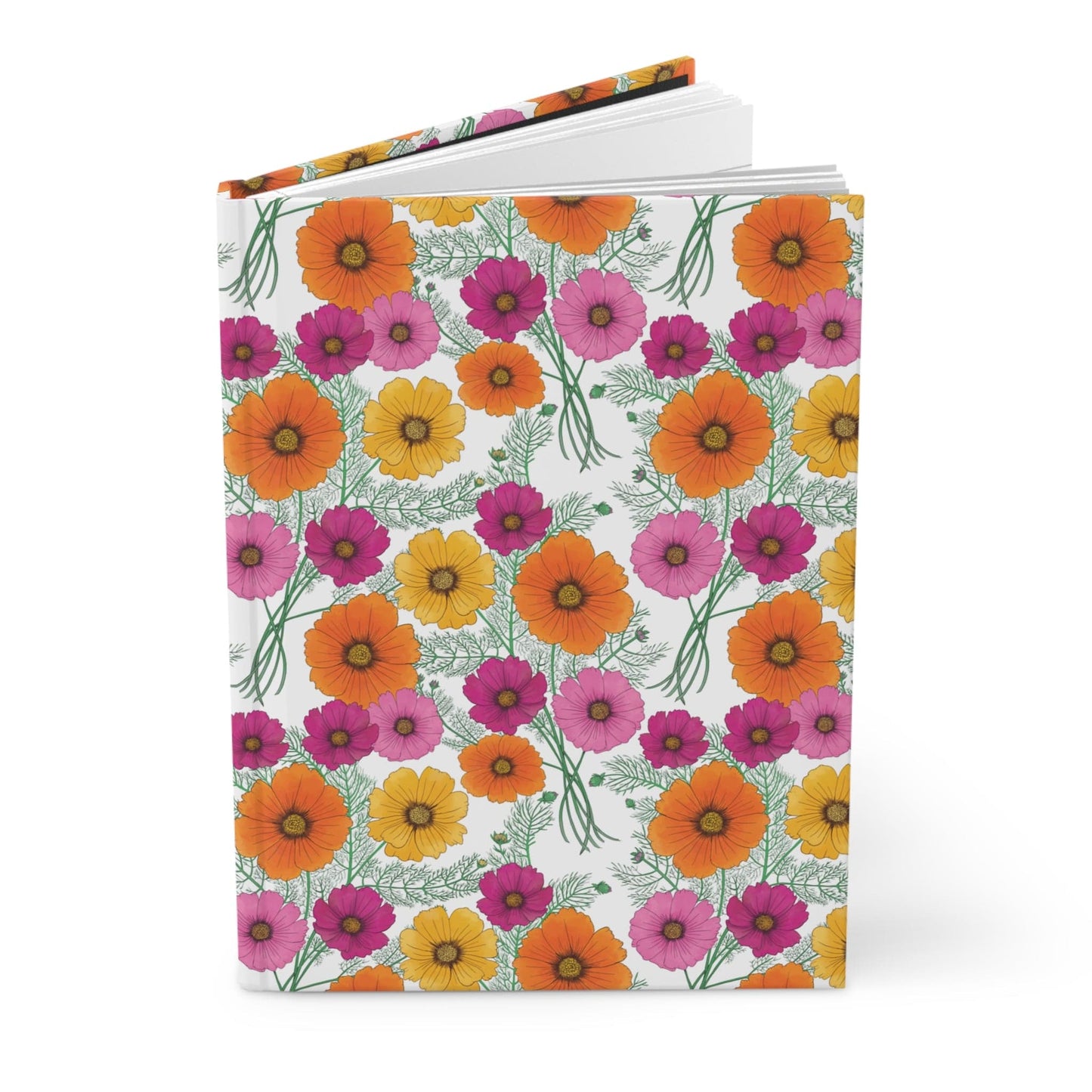 Paper products Journal Cosmo Flower Pattern Journal - Hardcover Matte