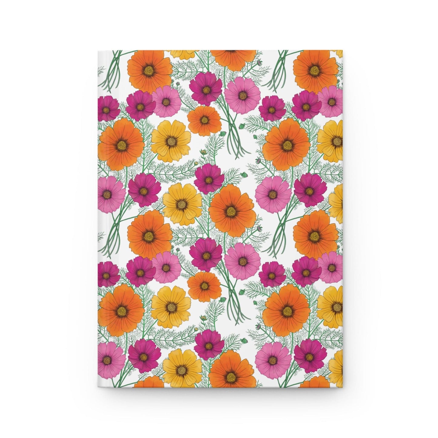 Paper products Journal Cosmo Flower Pattern Journal - Hardcover Matte