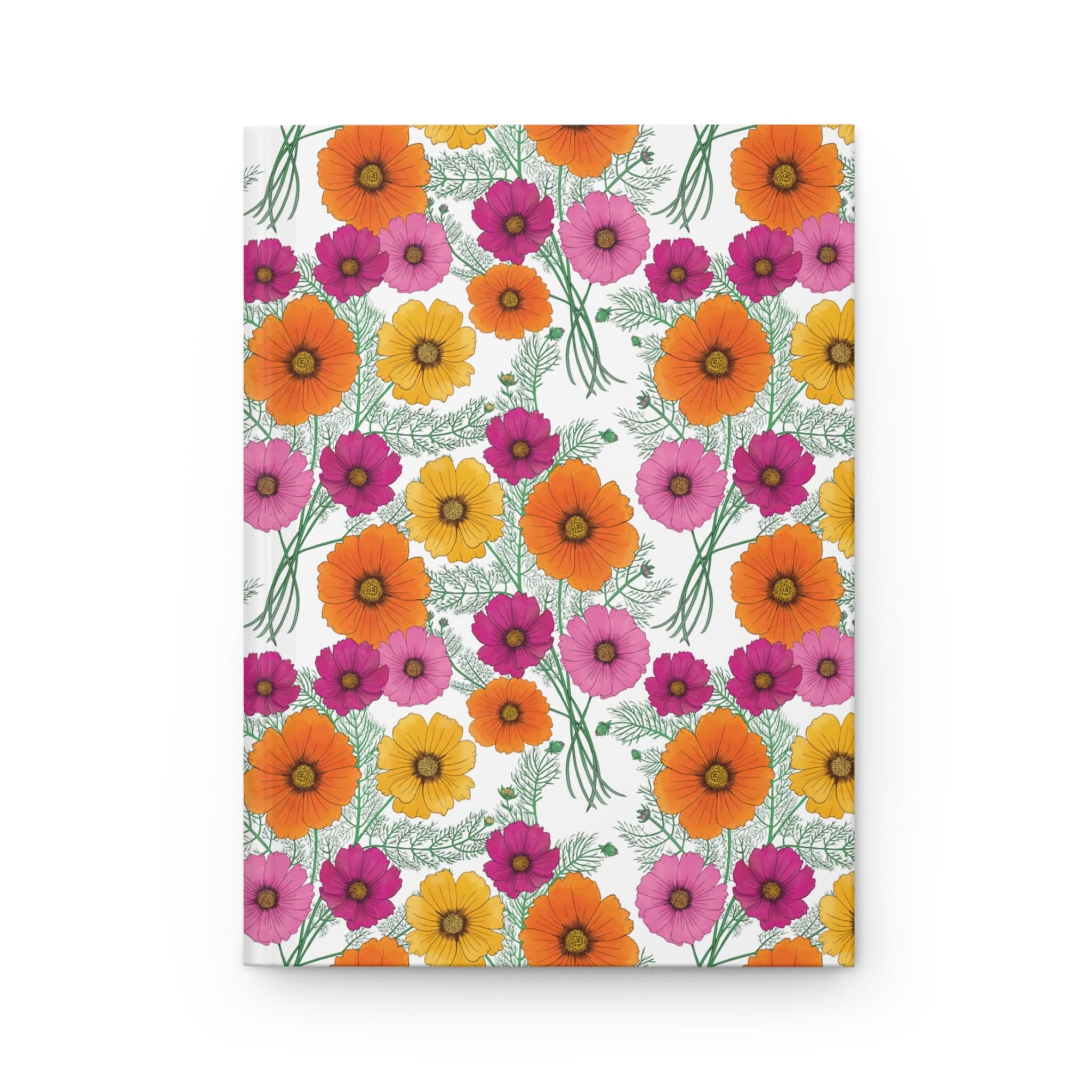 Paper products Journal Cosmo Flower Pattern Journal - Hardcover Matte