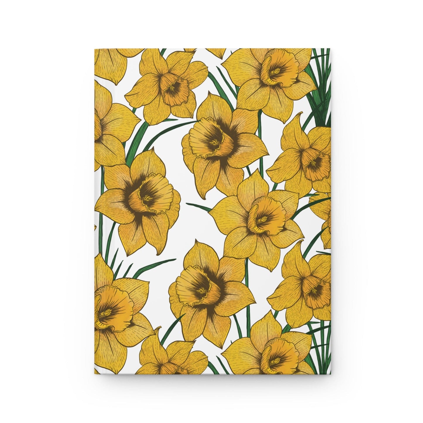 Paper products Journal Daffodil Pattern Journal - Hardcover Matte