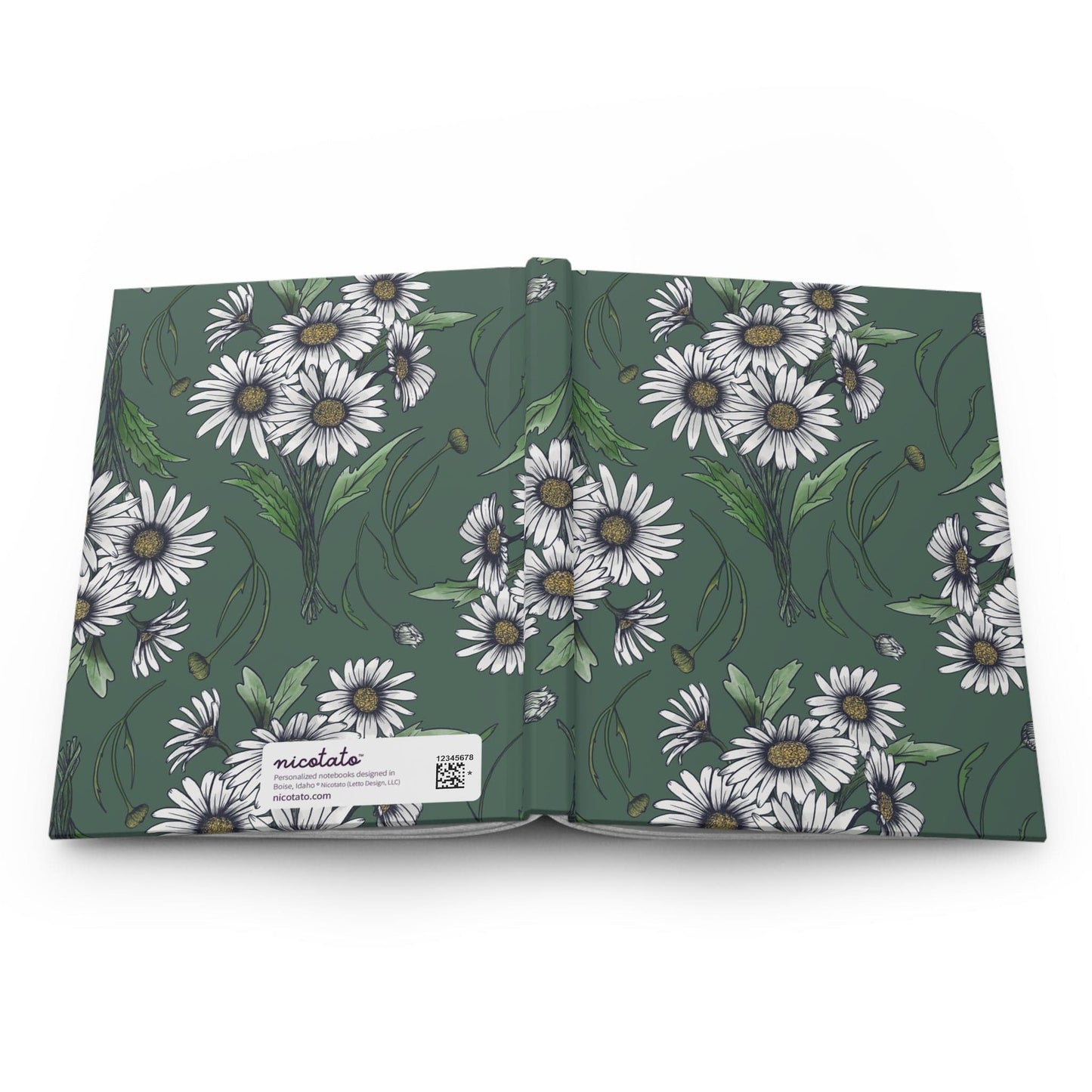 Paper products Journal Daisy Pattern Journal - Hardcover Matte