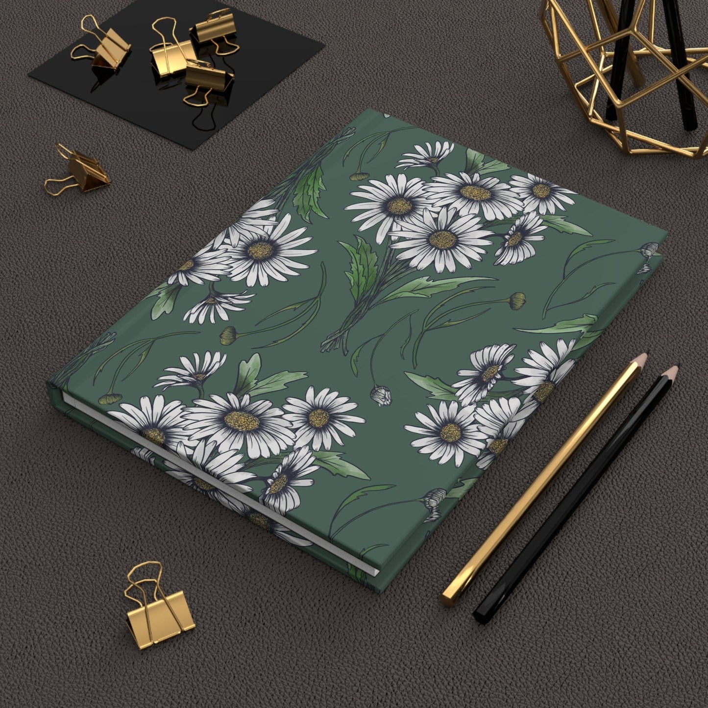 Paper products Journal Daisy Pattern Journal - Hardcover Matte