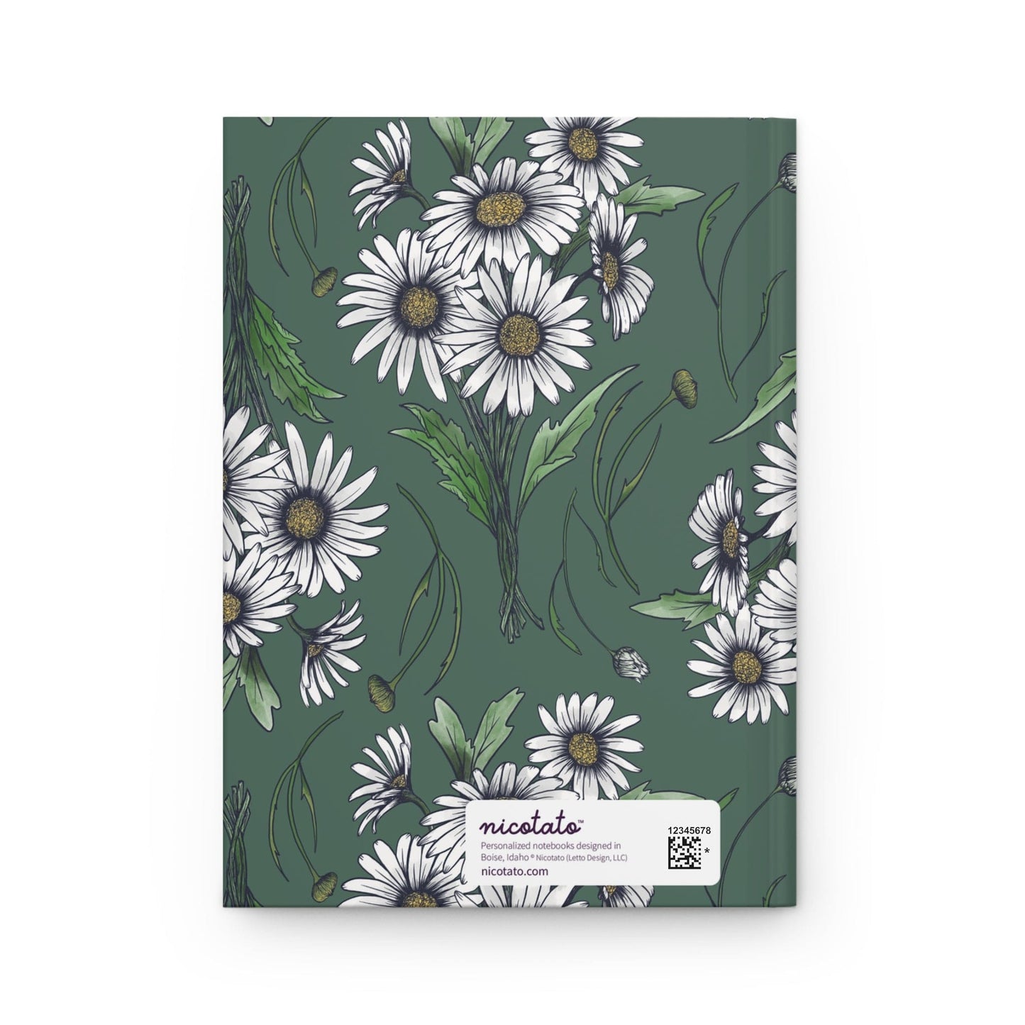 Paper products Journal Daisy Pattern Journal - Hardcover Matte