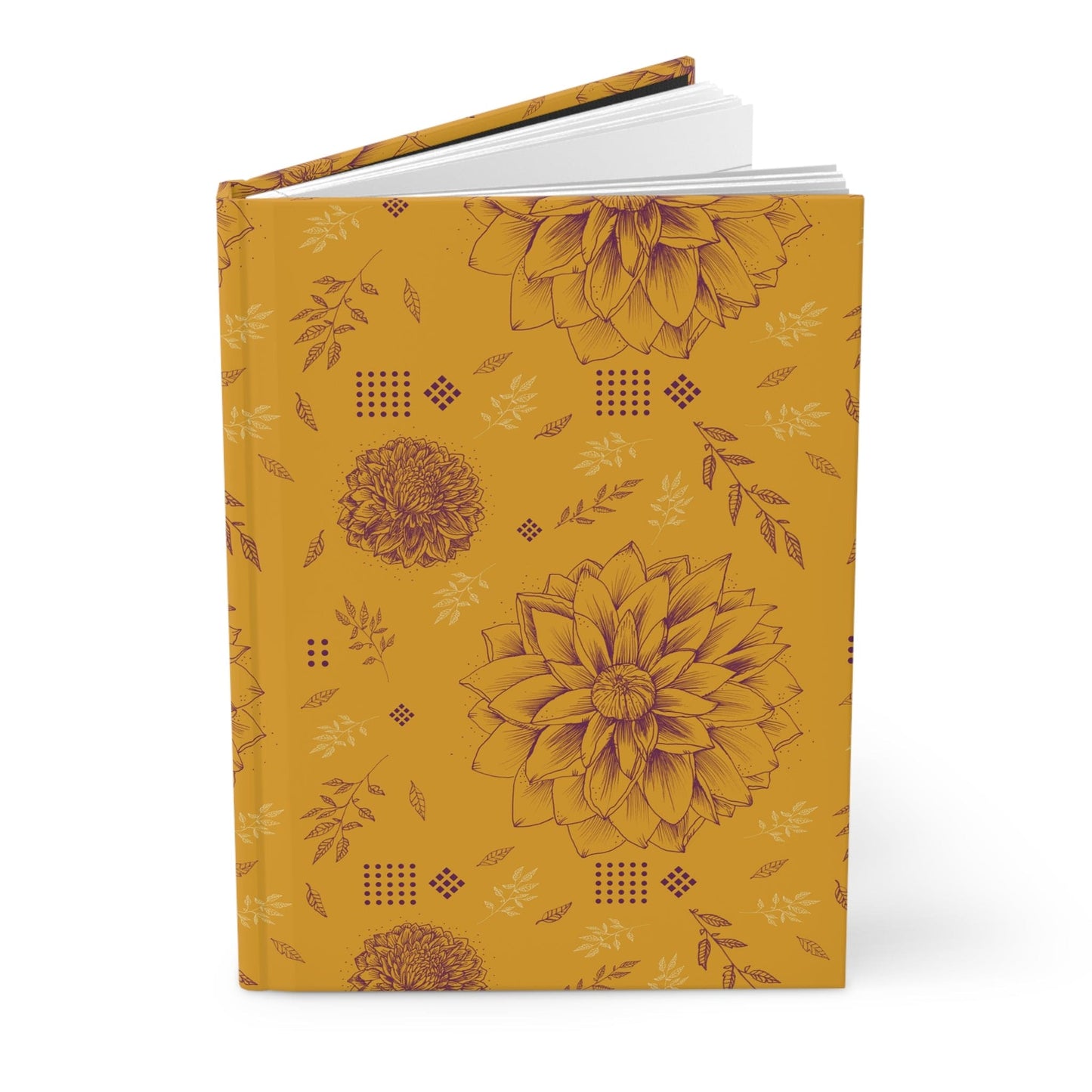Paper products Journal Hometown Floral Journal -Hardcover Matte – Hand-Drawn Bloom-Inspired Design