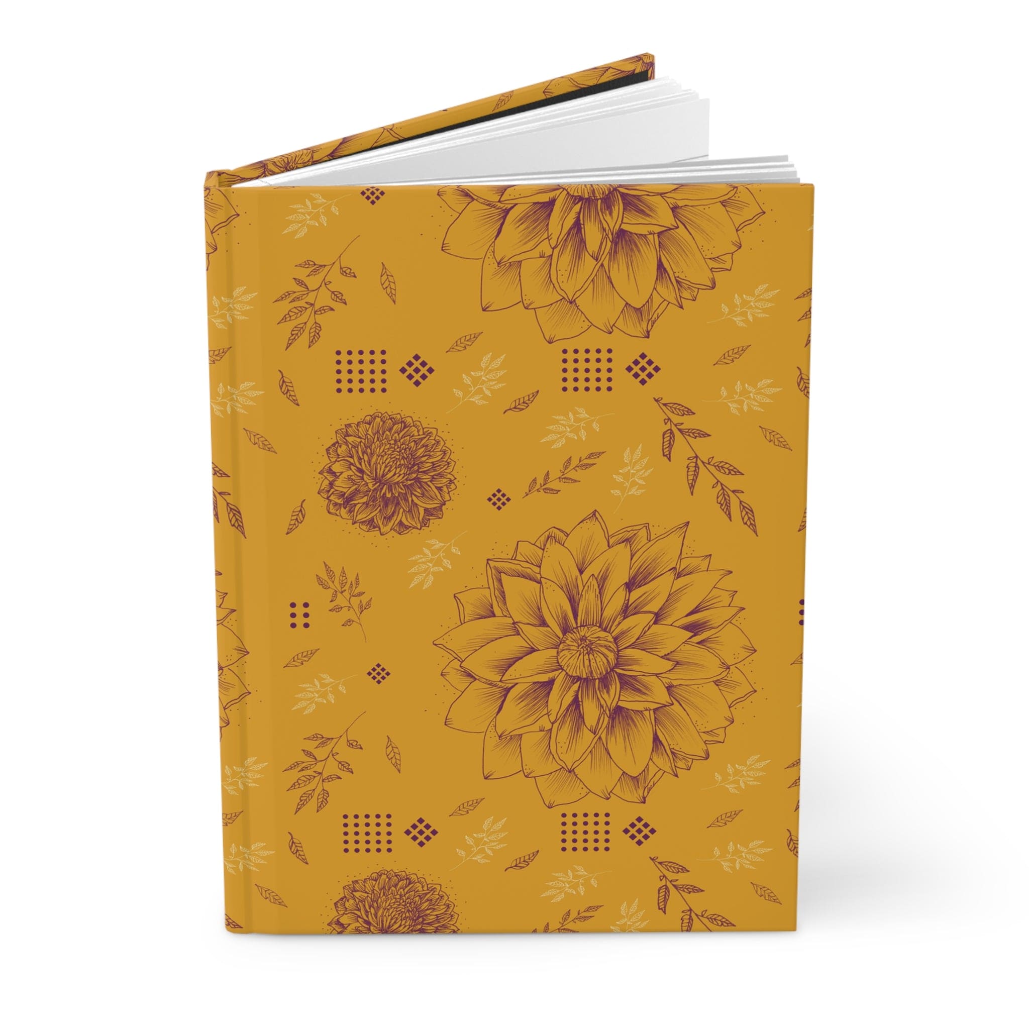 Paper products Journal Hometown Floral Journal -Hardcover Matte – Hand-Drawn Bloom-Inspired Design