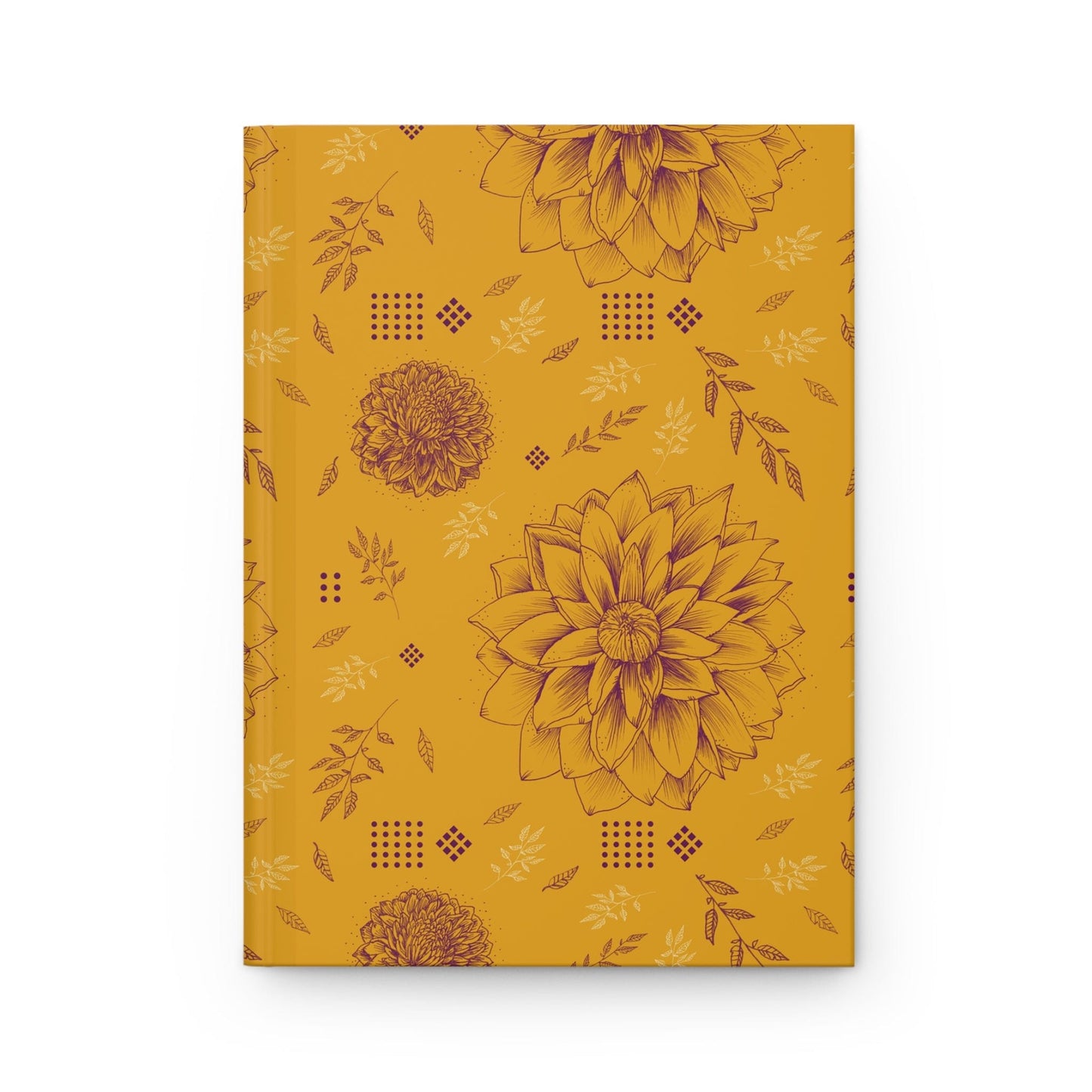 Paper products Journal Hometown Floral Journal -Hardcover Matte – Hand-Drawn Bloom-Inspired Design