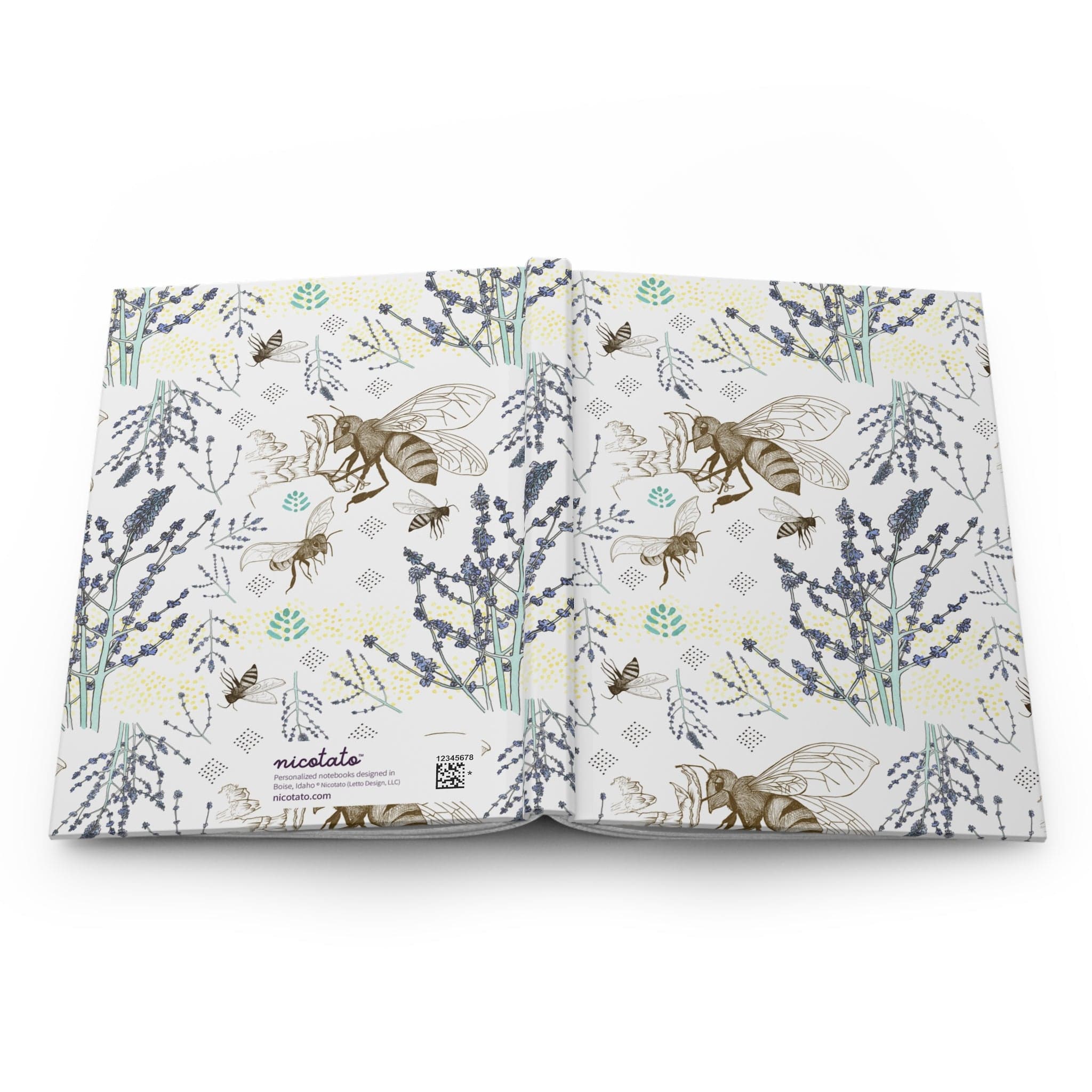 Paper products Journal Honey & Sage Journal - Hardcover Matte – A Celebration of Bees & Blooms