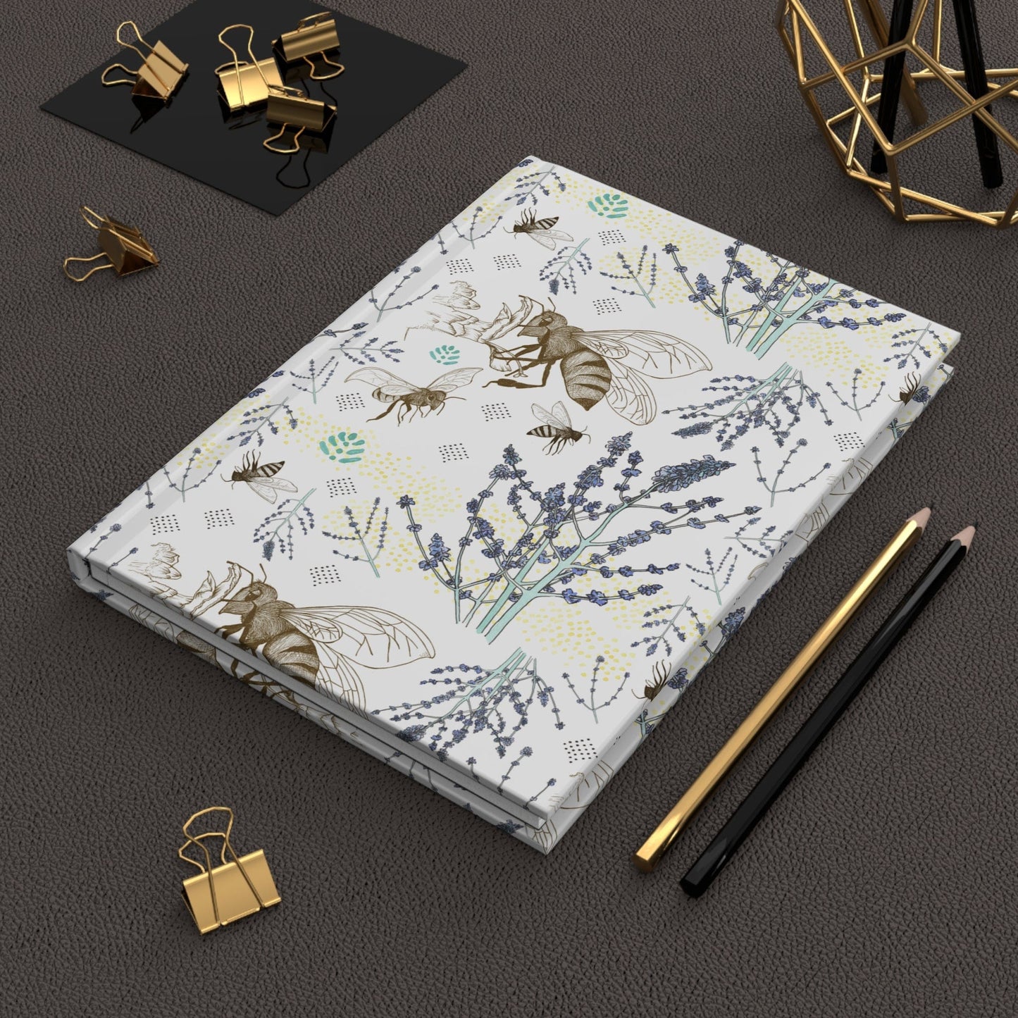 Paper products Journal Honey & Sage Journal - Hardcover Matte – A Celebration of Bees & Blooms