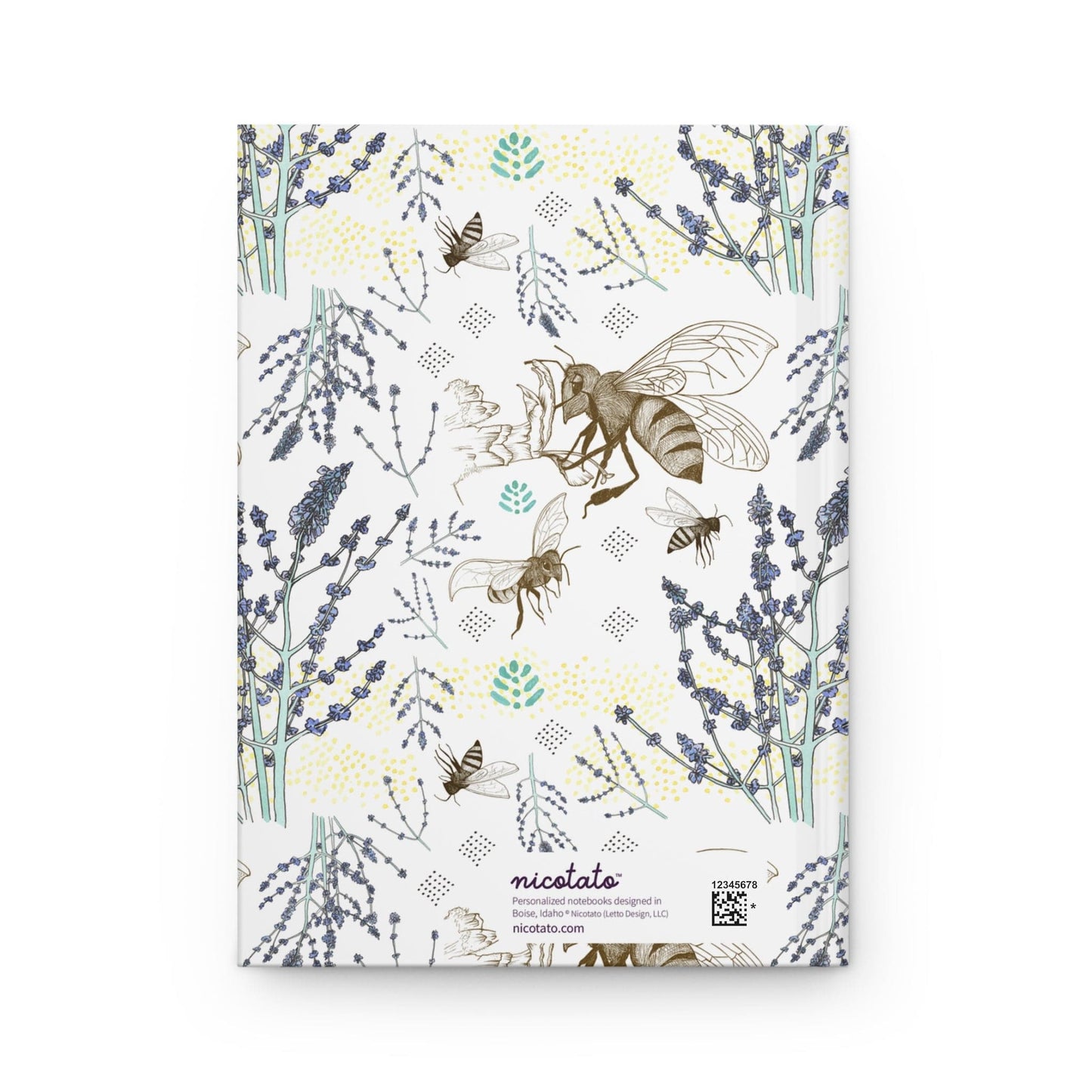 Paper products Journal Honey & Sage Journal - Hardcover Matte – A Celebration of Bees & Blooms