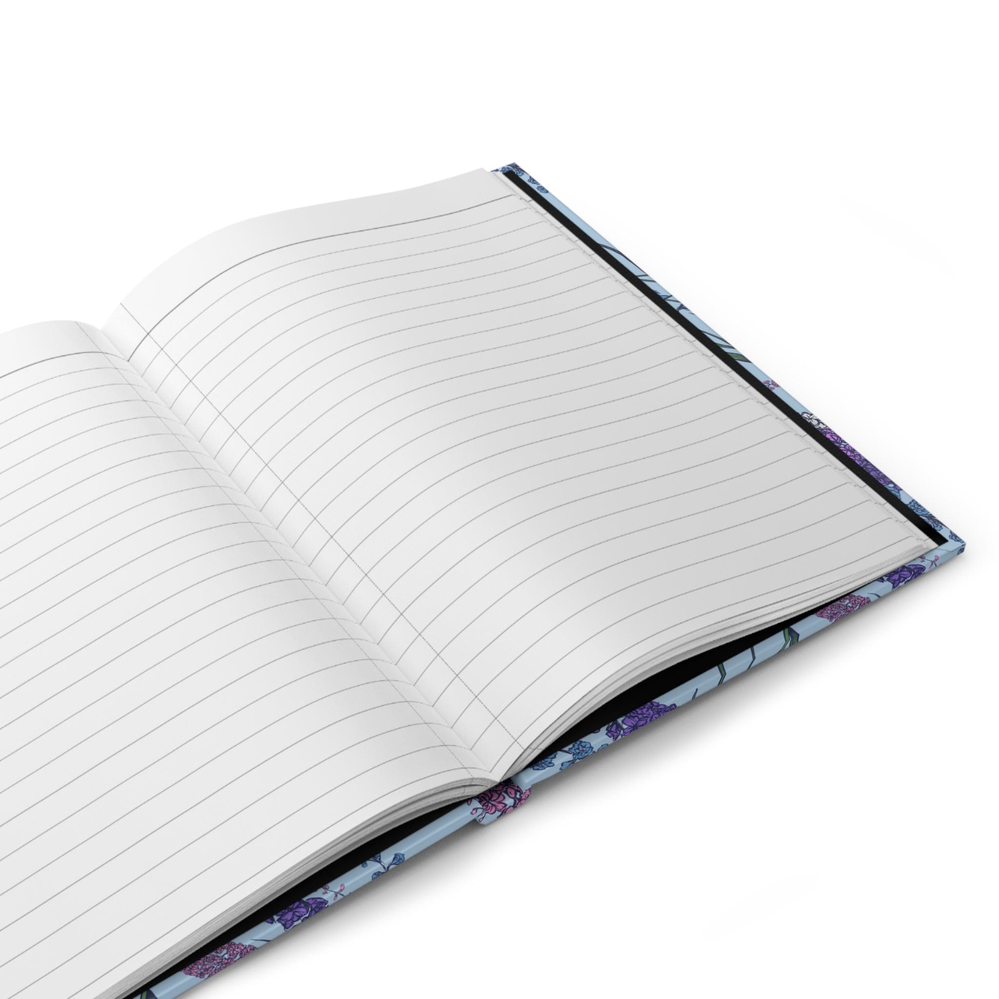Paper products Journal Larkspur Flower Pattern Journal - Hardcover Matte