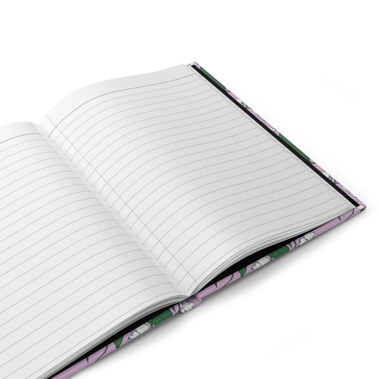 Paper products Journal Lily of the Valley Flower Pattern Journal - Hardcover Matte