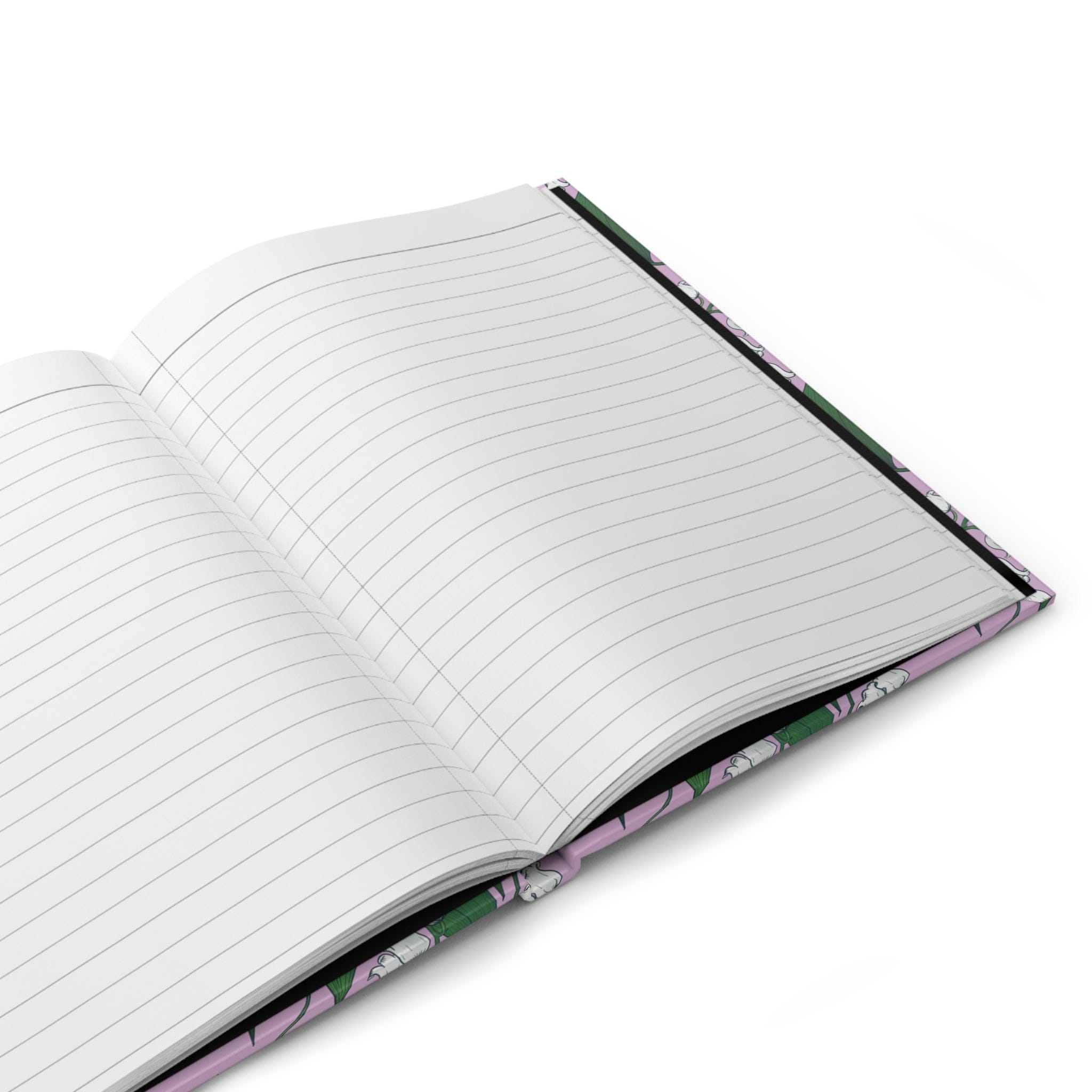 Paper products Journal Lily of the Valley Flower Pattern Journal - Hardcover Matte