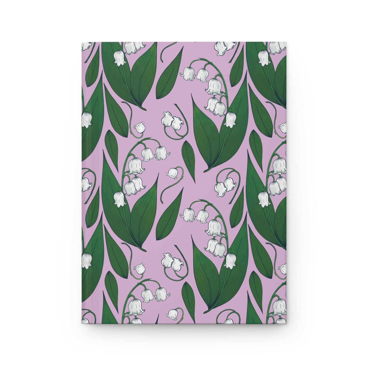 Paper products Journal Lily of the Valley Flower Pattern Journal - Hardcover Matte
