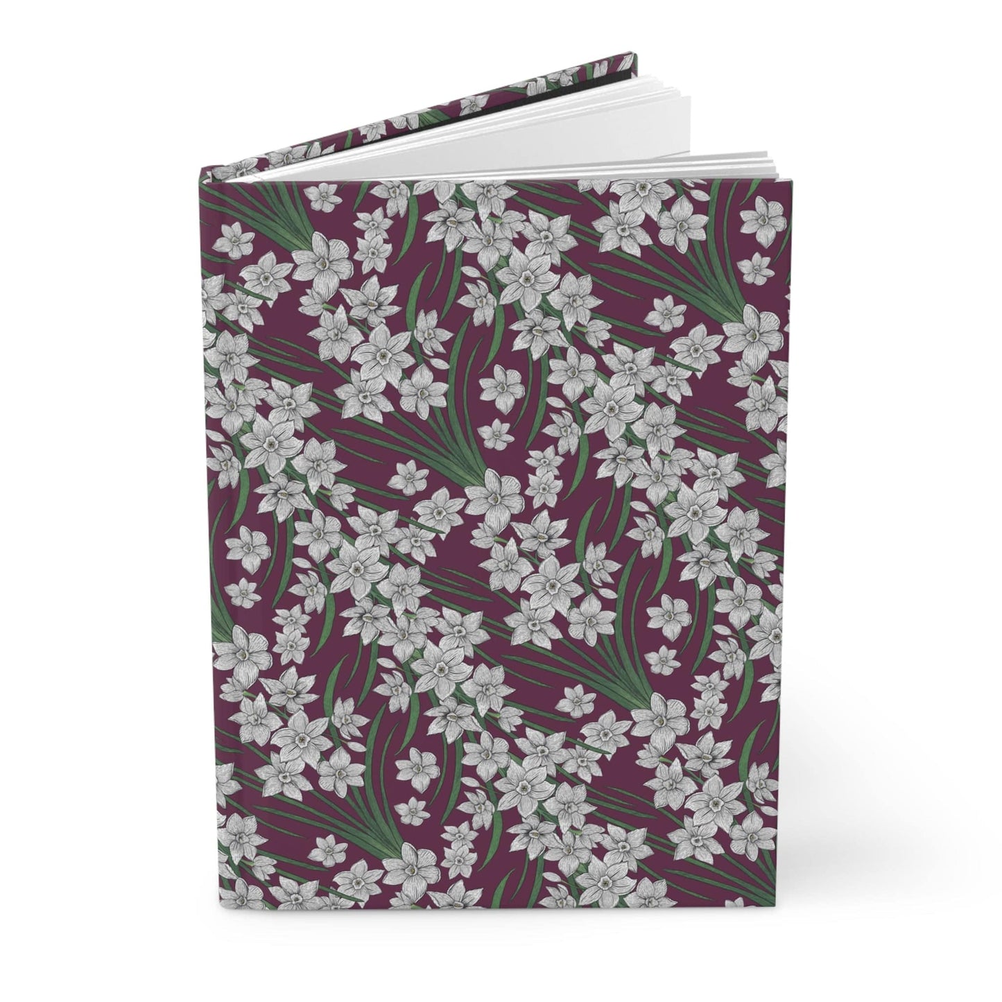 Paper products Journal Paperwhites Flower Pattern Journal - Hardcover Matte