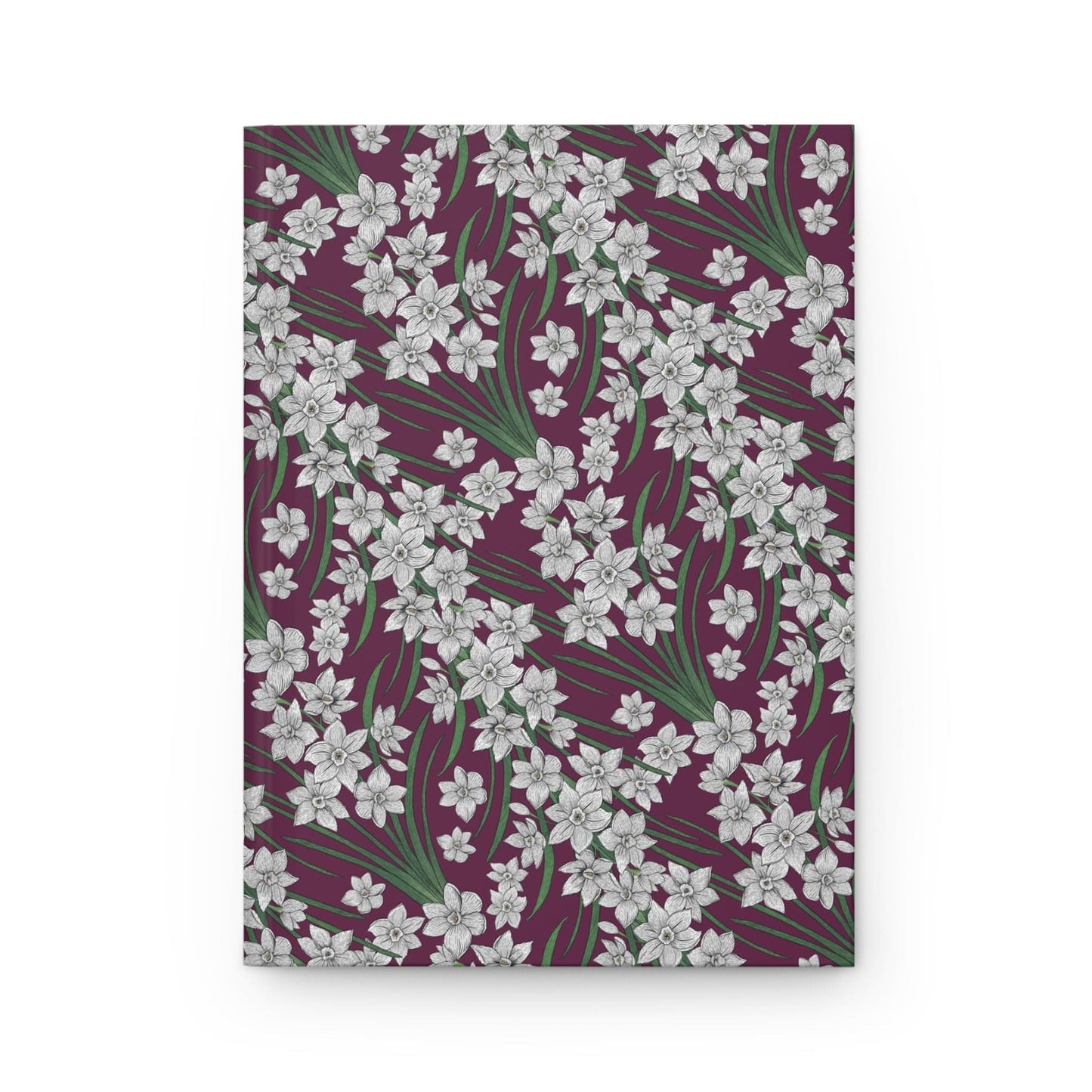 Paper products Journal Paperwhites Flower Pattern Journal - Hardcover Matte