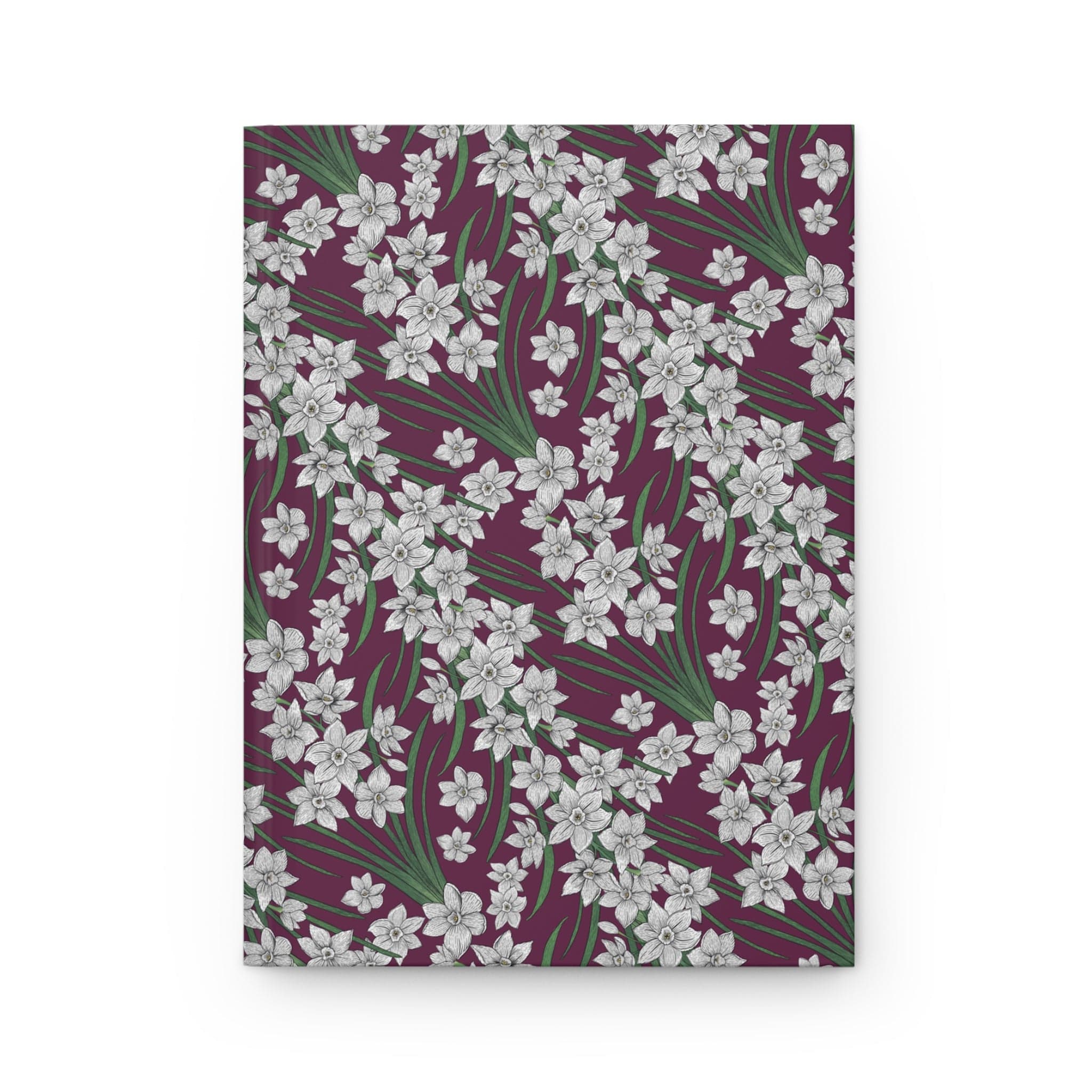 Paper products Journal Paperwhites Flower Pattern Journal - Hardcover Matte