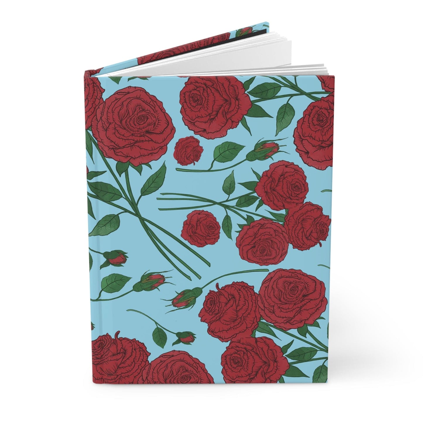 Paper products Journal Rose Flower Pattern Journal - Hardcover Matte