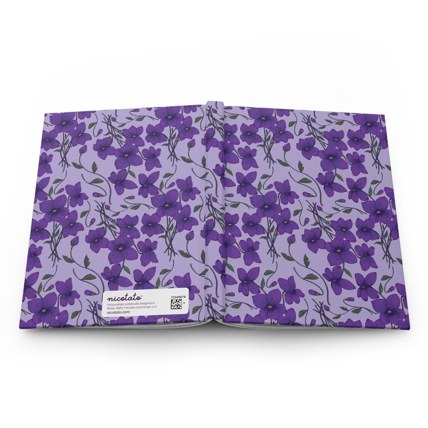 Paper products Journal Violet Flower Journal – Hardcover Matte