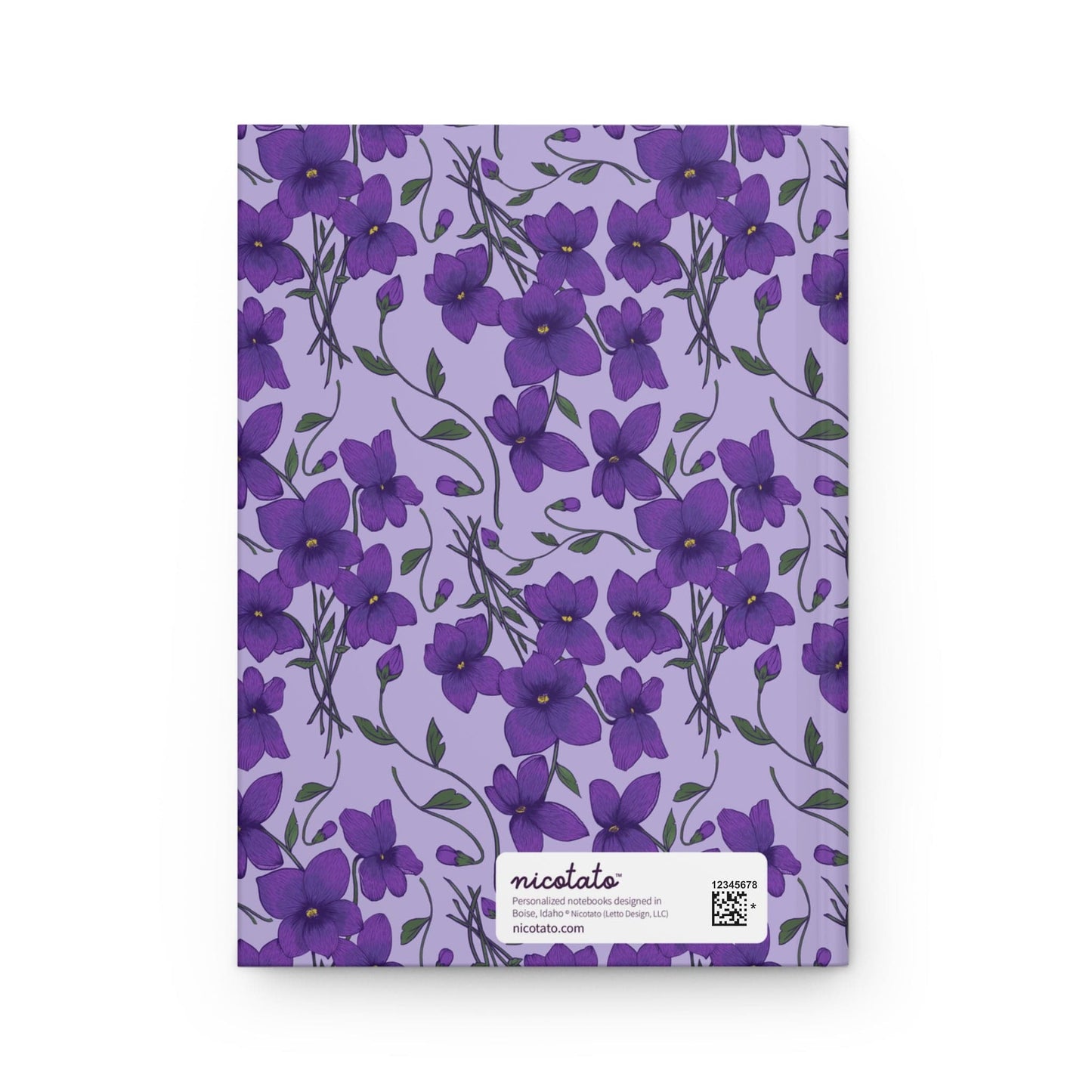 Paper products Journal Violet Flower Journal – Hardcover Matte