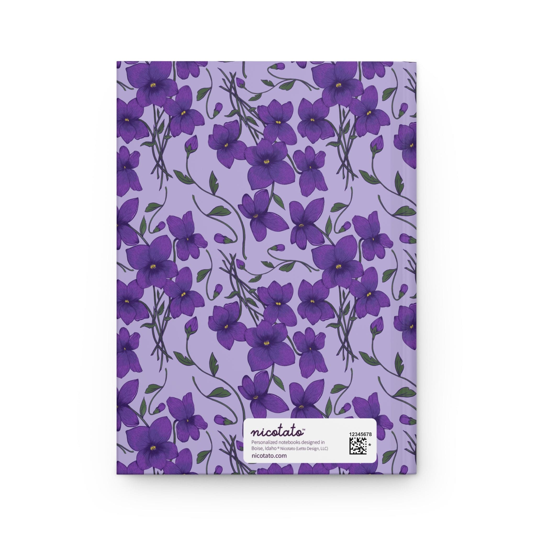 Paper products Journal Violet Flower Journal – Hardcover Matte