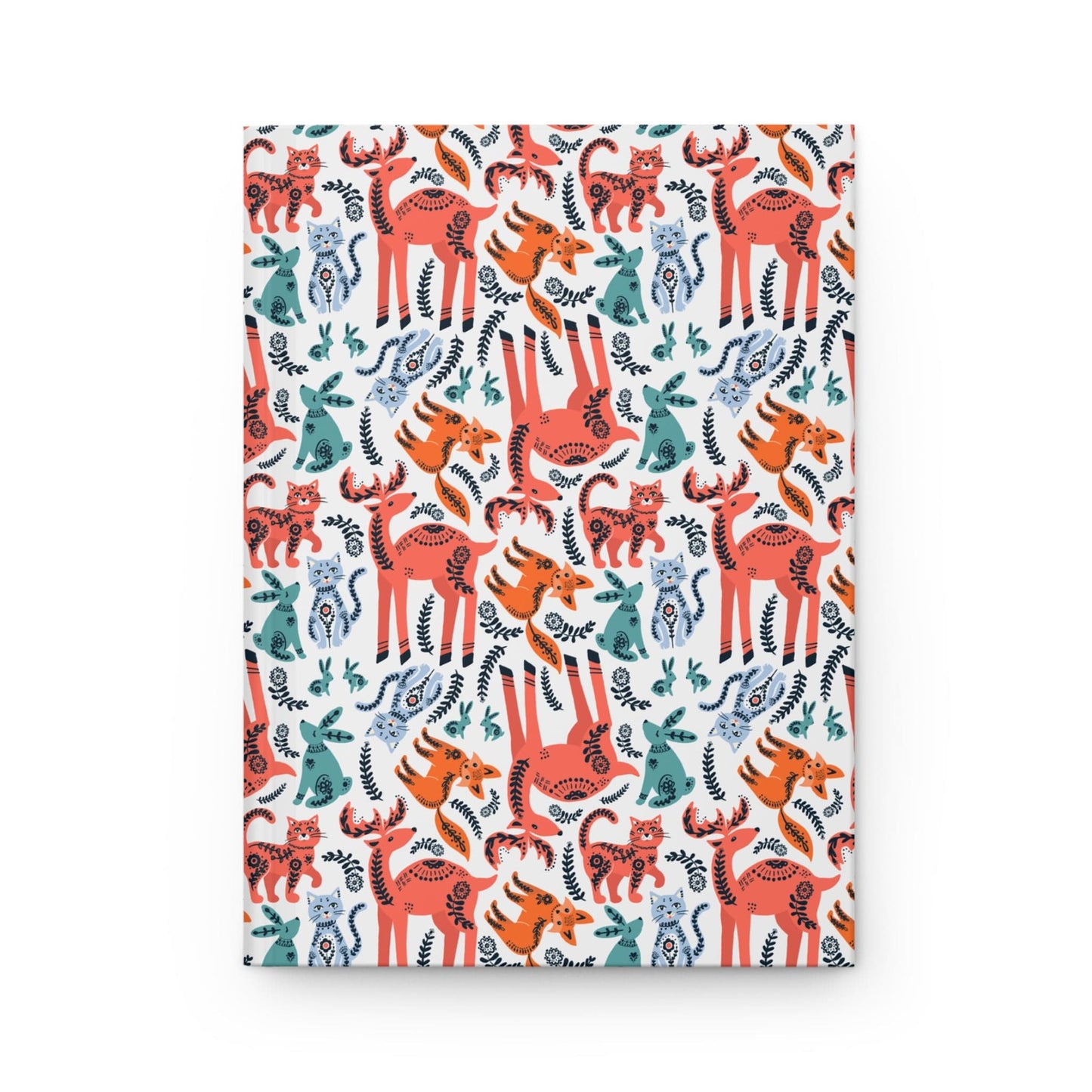 Paper products Journal Woodland Animals and Cats Hardcover Journal