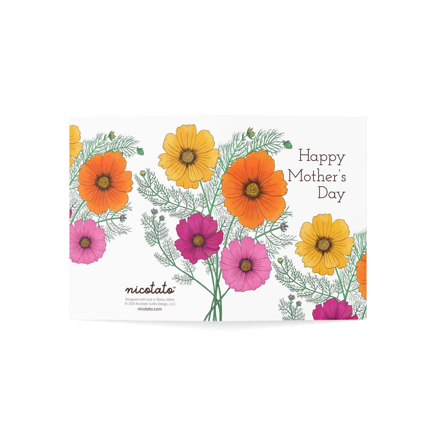 Paper products Mother's Day Cosmo Flower Greeting Cards