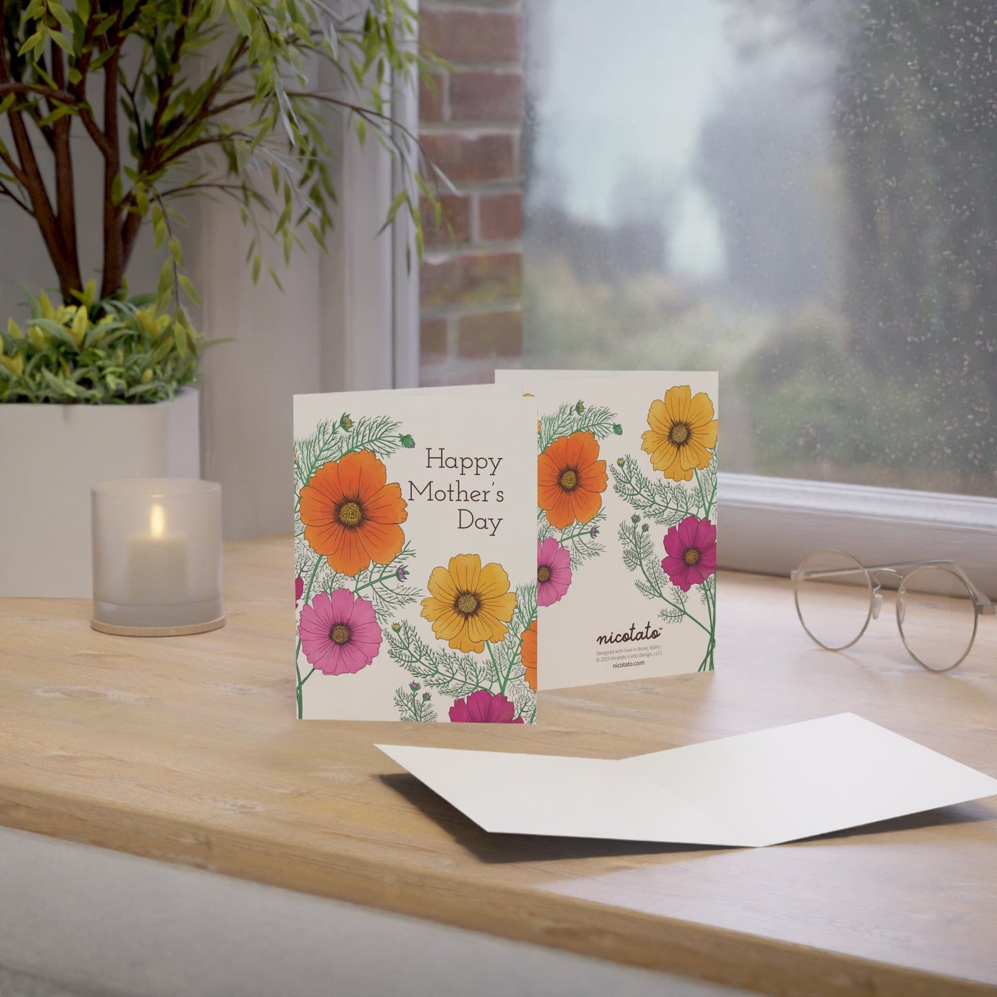 Paper products Mother's Day Cosmo Flower Greeting Cards
