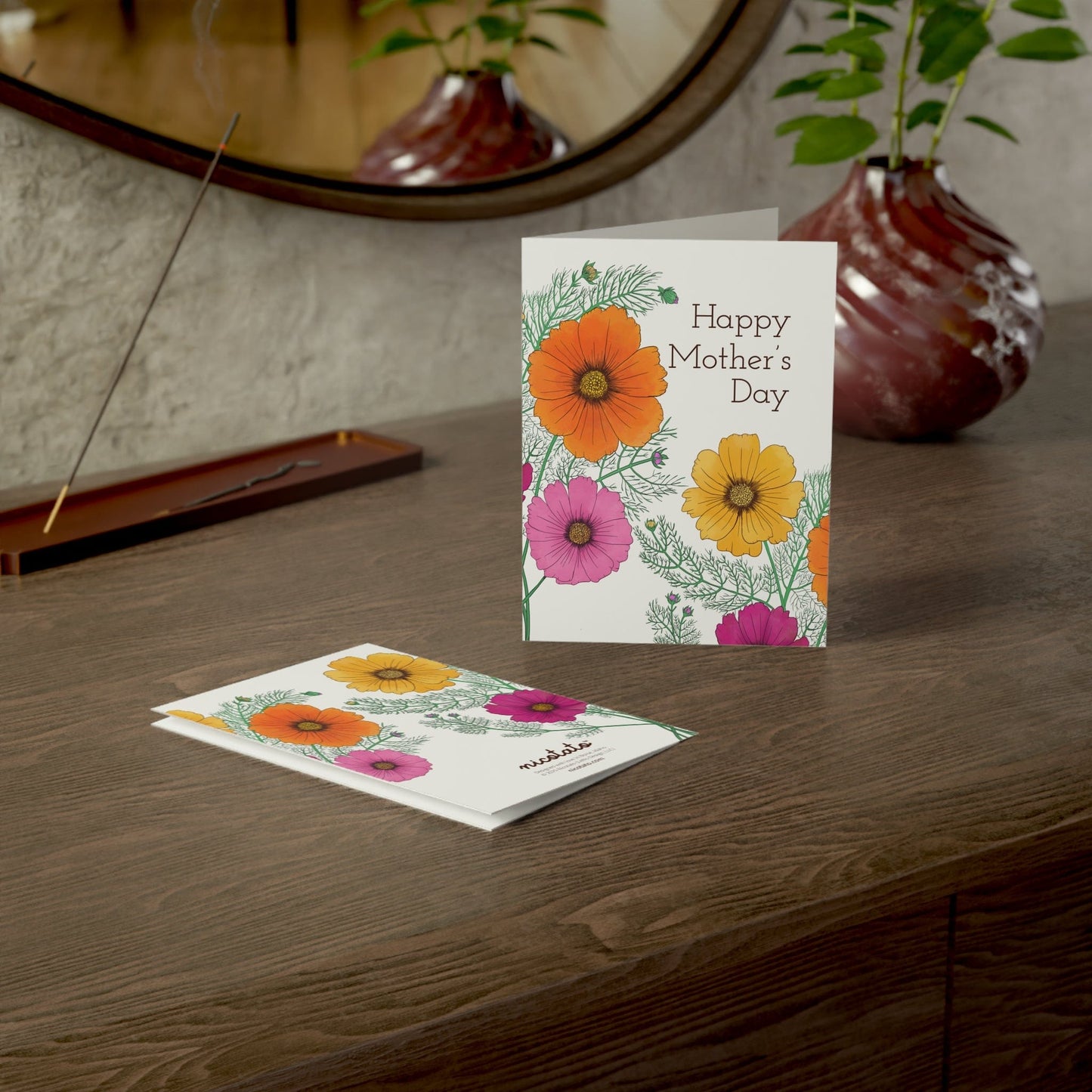 Paper products Mother's Day Cosmo Flower Greeting Cards