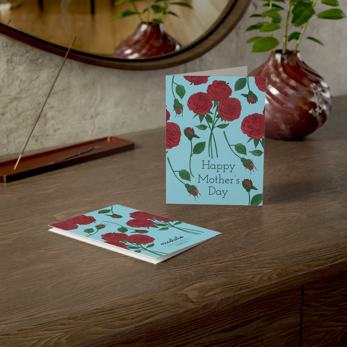 Paper products Mother's Day Rose Greeting Cards
