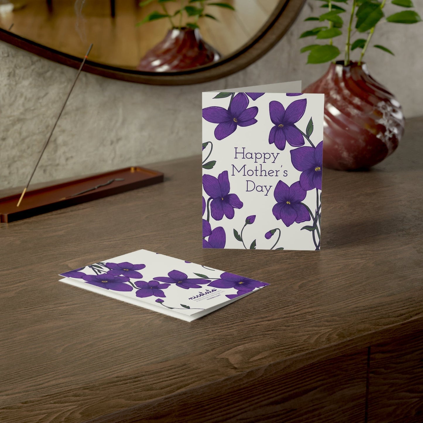 Paper products Mother's Day Violets Greeting Cards