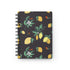 Paper products One Size Lemon & Flowers Spiral Bound Journal