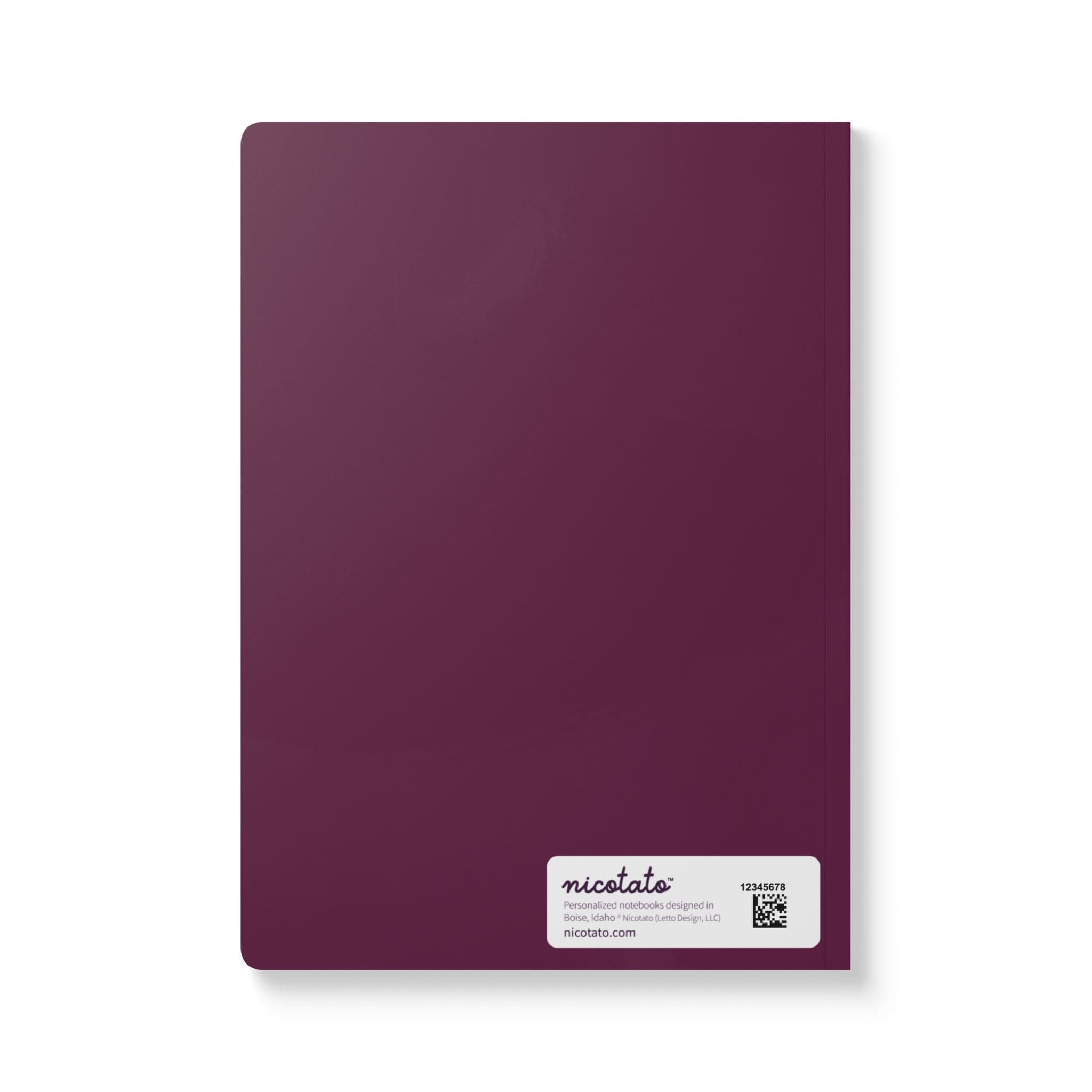 Paper products Paperwhite Flower Journal - December Birth flower - Personalizable Softcover Journal